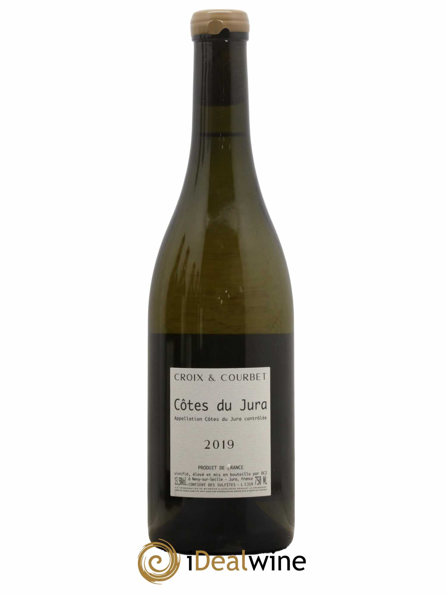 Côtes du Jura Savagnin ouillé Croix & Courbet 2019 - Lot de 1 bouteille - 1