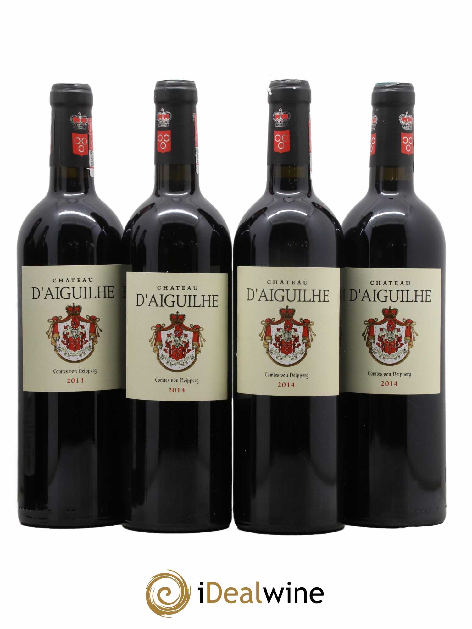 Château d' Aiguilhe 2014 - Lotto di 4 bottiglie - 0