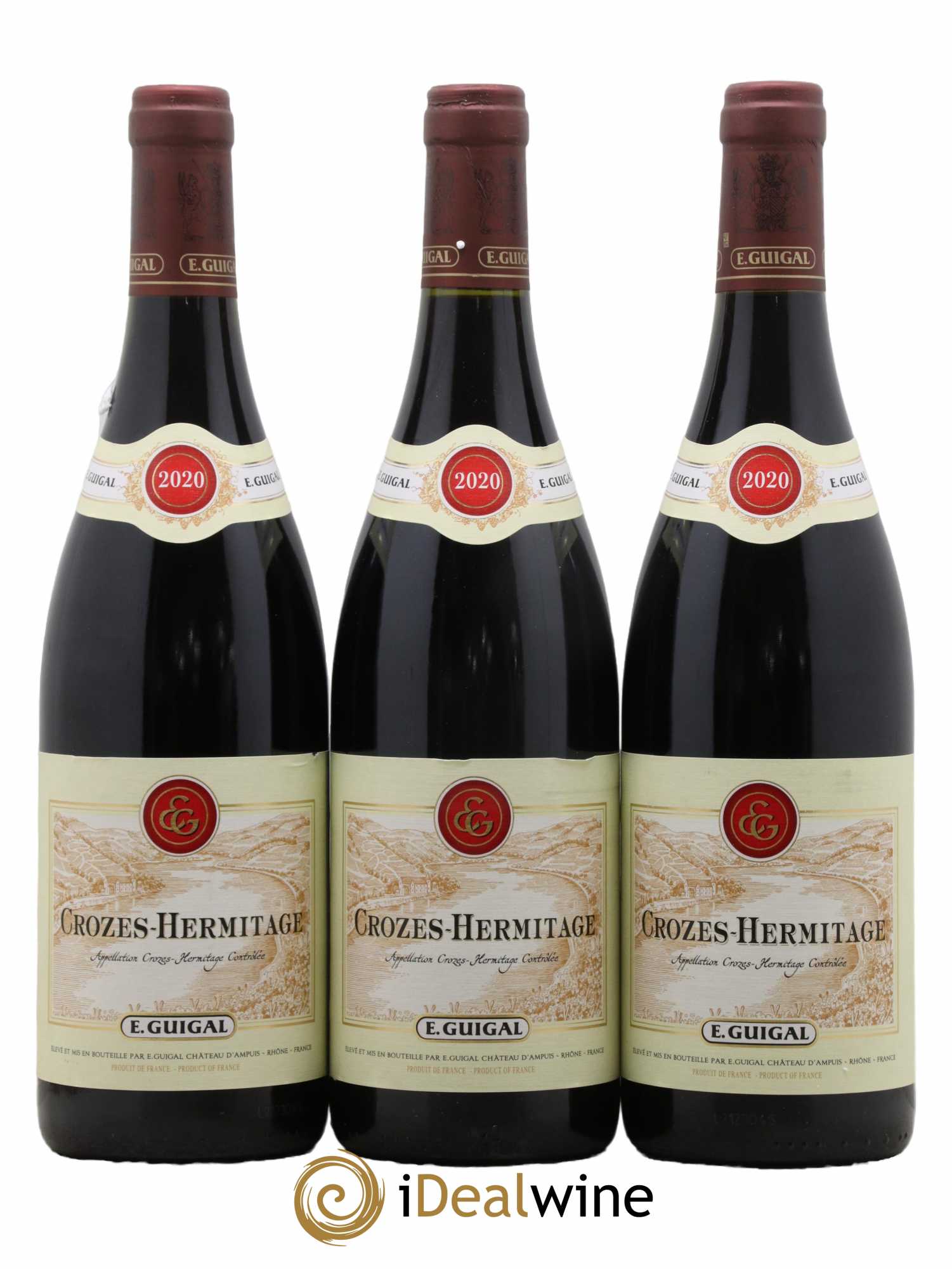 Crozes-Hermitage Guigal 2020 - Lot de 3 bouteilles - 0