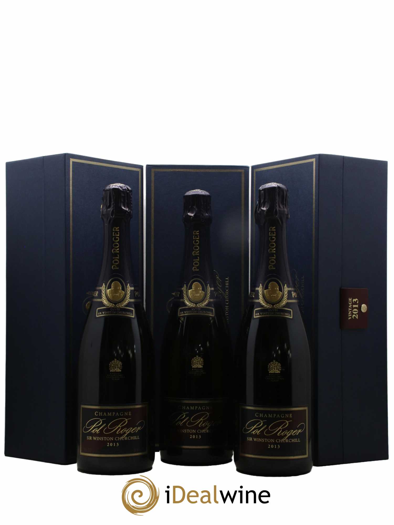 Cuvée Winston Churchill Pol Roger 2013 - Lot de 3 bouteilles - 1