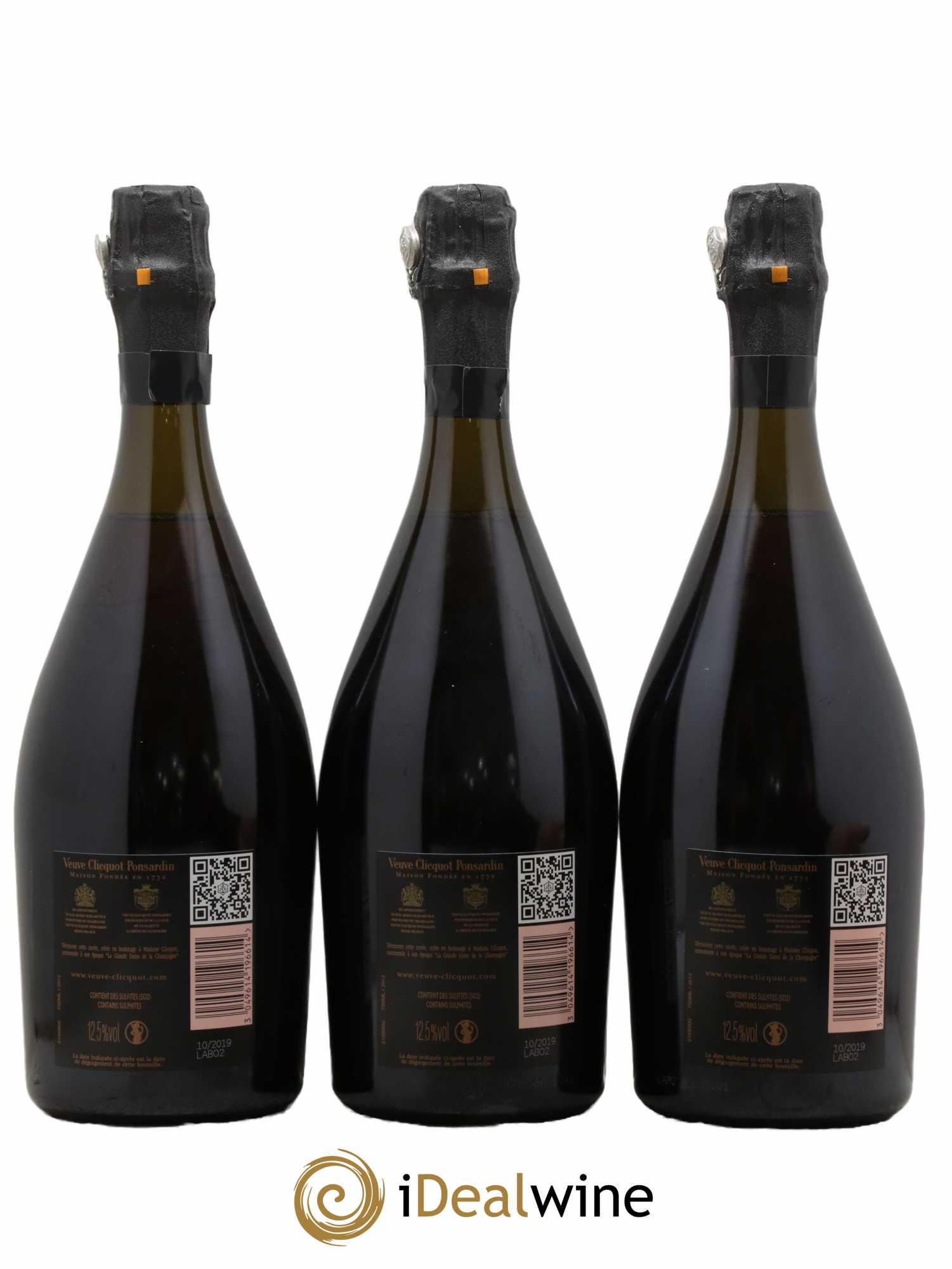 La Grande Dame Veuve Clicquot 2012 - Lot de 3 bouteilles - 2