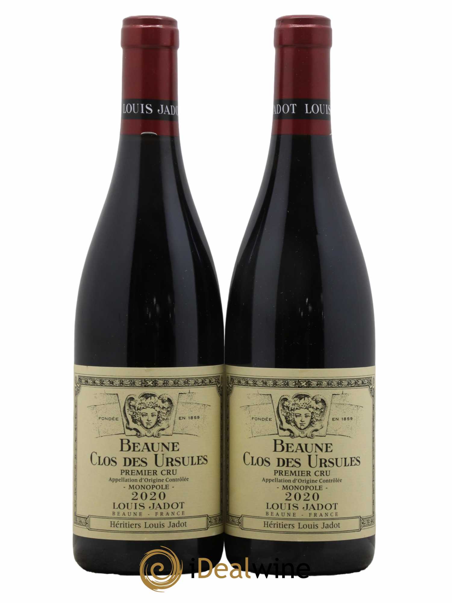 Beaune 1er Cru Clos des Ursules Monopole Héritiers Louis Jadot (Domaine des) - Louis Jadot 2020 - Lot de 2 bouteilles - 0
