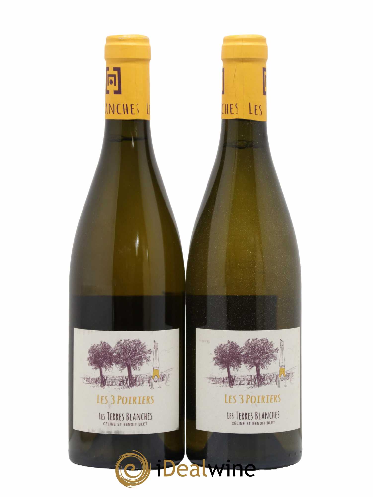 Anjou Les 3 Poiriers Les Terres Blanches 2018 - Lot de 2 bouteilles - 0