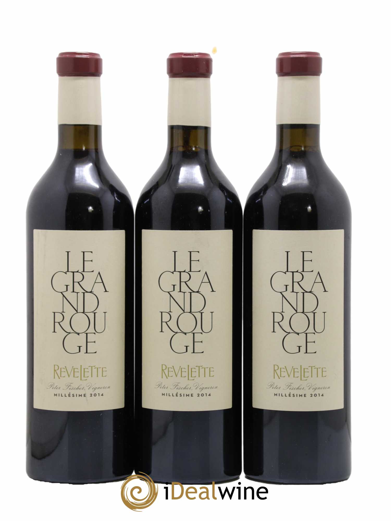 Méditerranée Château Revelette Le Grand Rouge Sandra & Peter Fischer 2014 - Lot de 3 bouteilles - 0