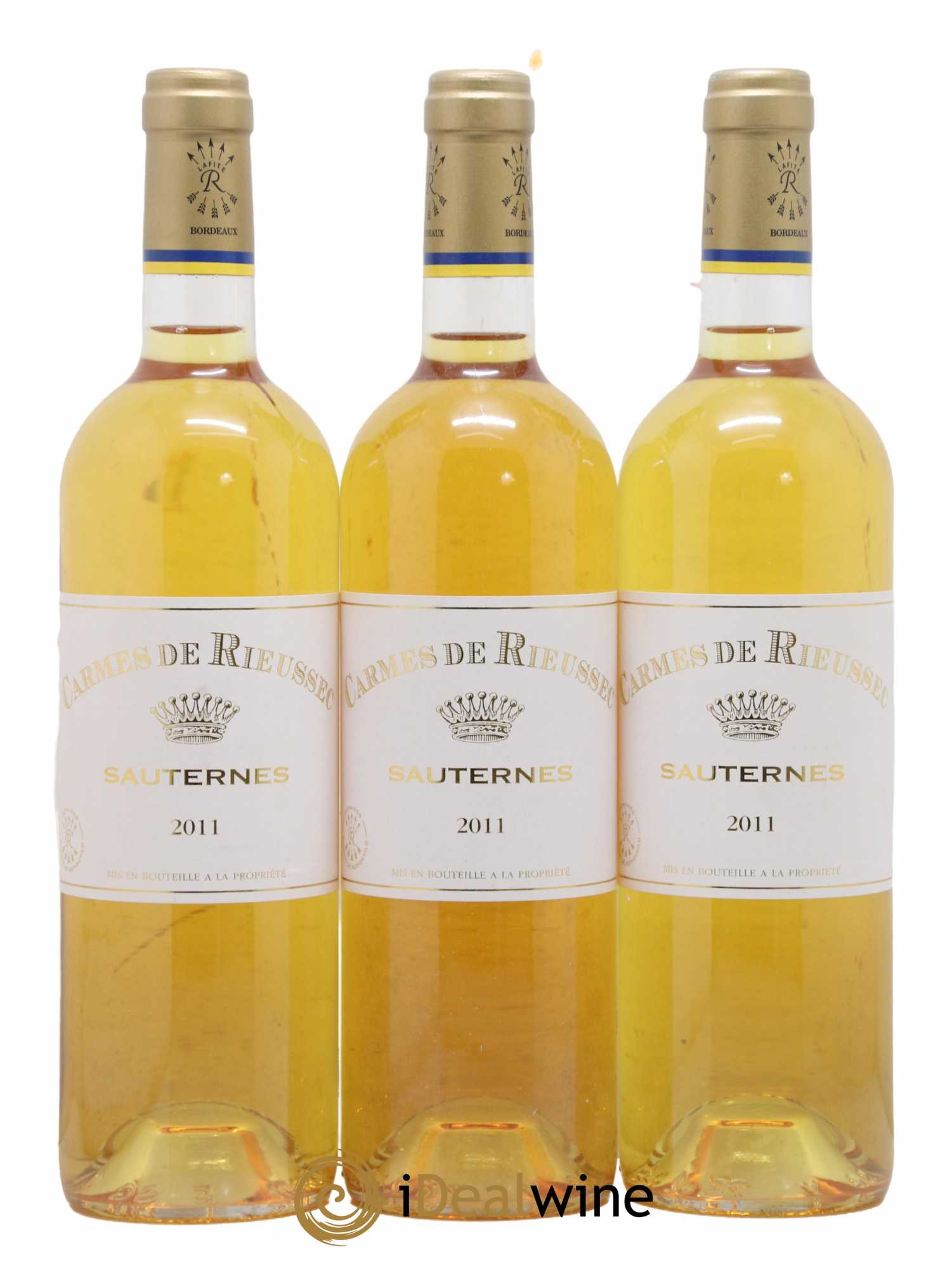 Carmes de Rieussec 2011 - Posten von 3 Flaschen - 0