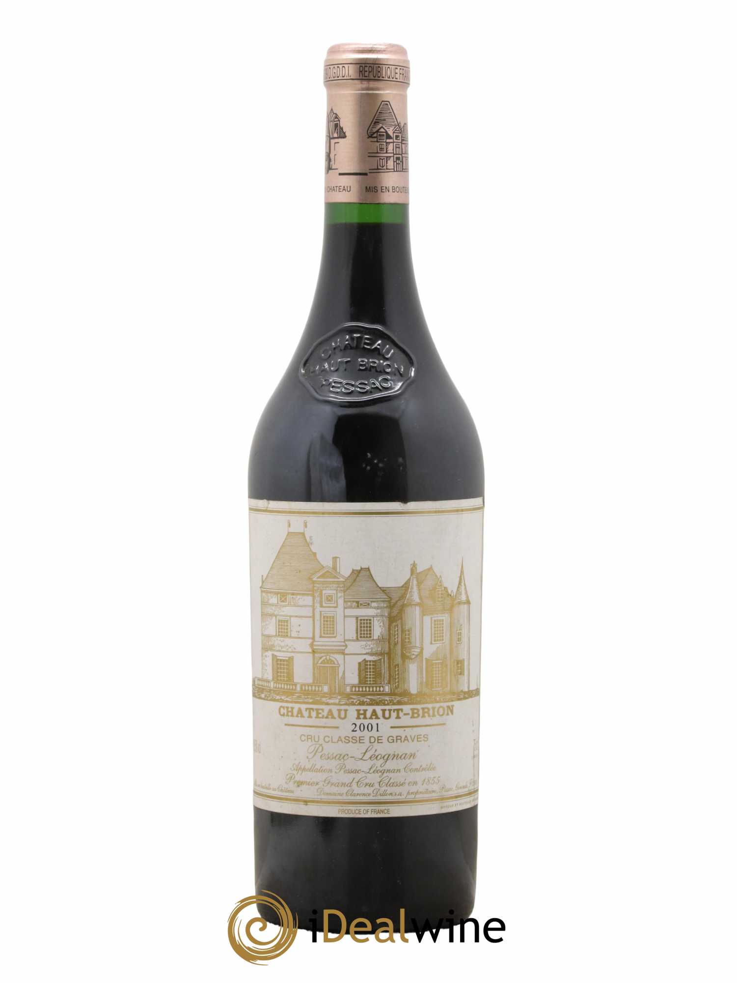 Château Haut Brion 1er Grand Cru Classé 2001 - Lot de 1 bouteille - 0
