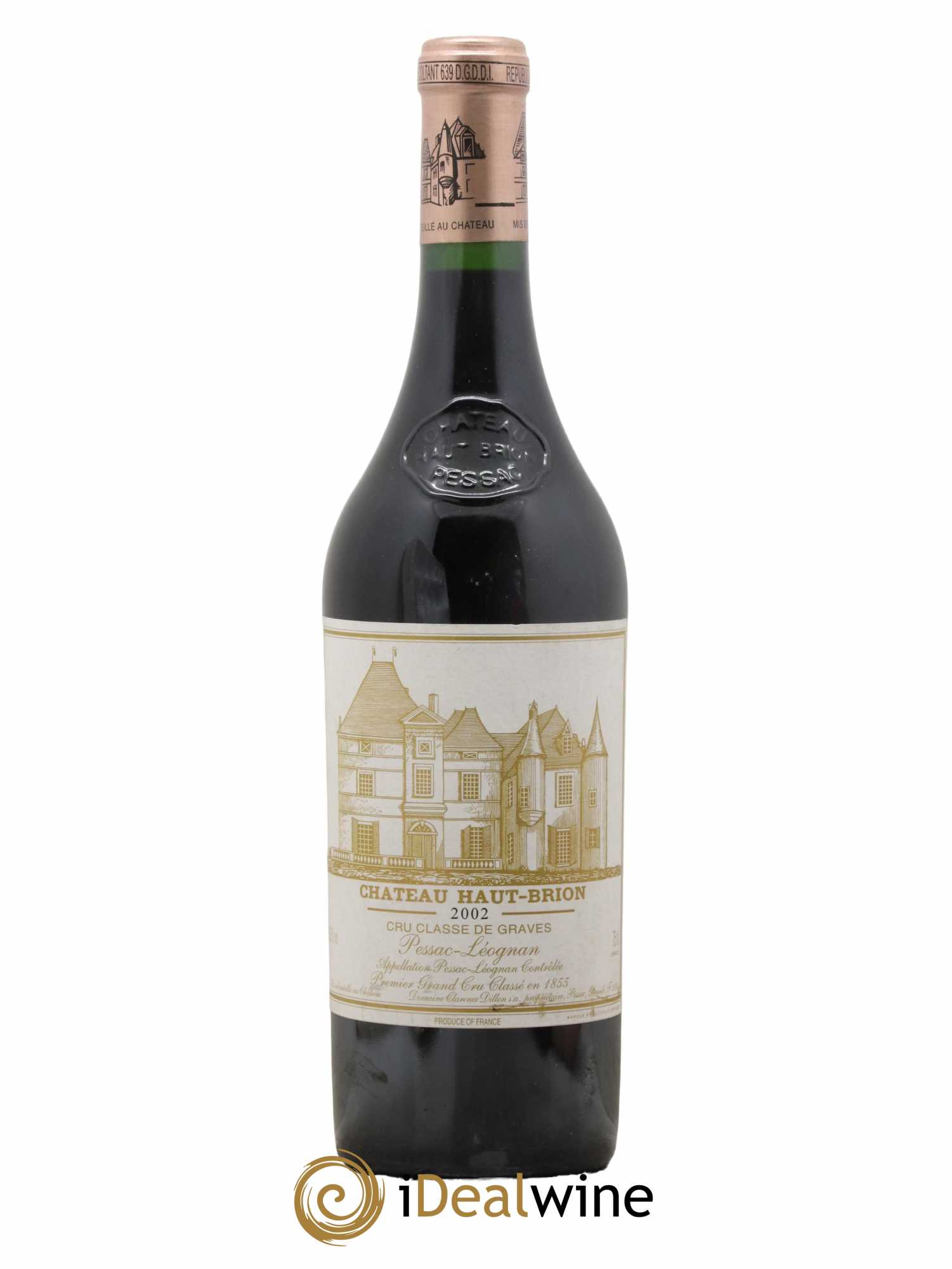 Château Haut Brion 1er Grand Cru Classé 2002 - Lot de 1 bouteille - 0
