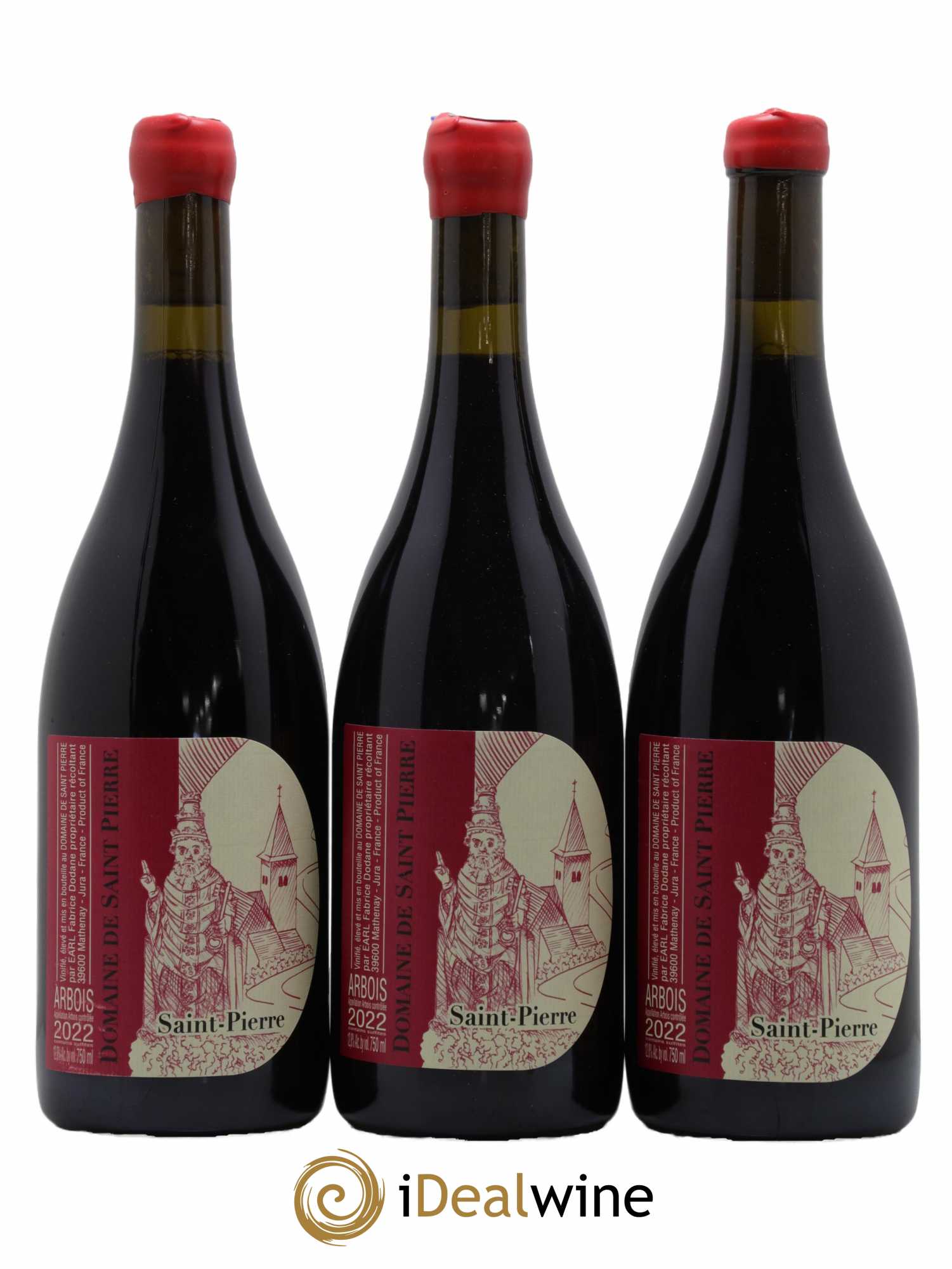 Arbois Saint-Pierre Saint-Pierre (Domaine) Fabrice Dodane 2022 - Lot de 3 bouteilles - 0