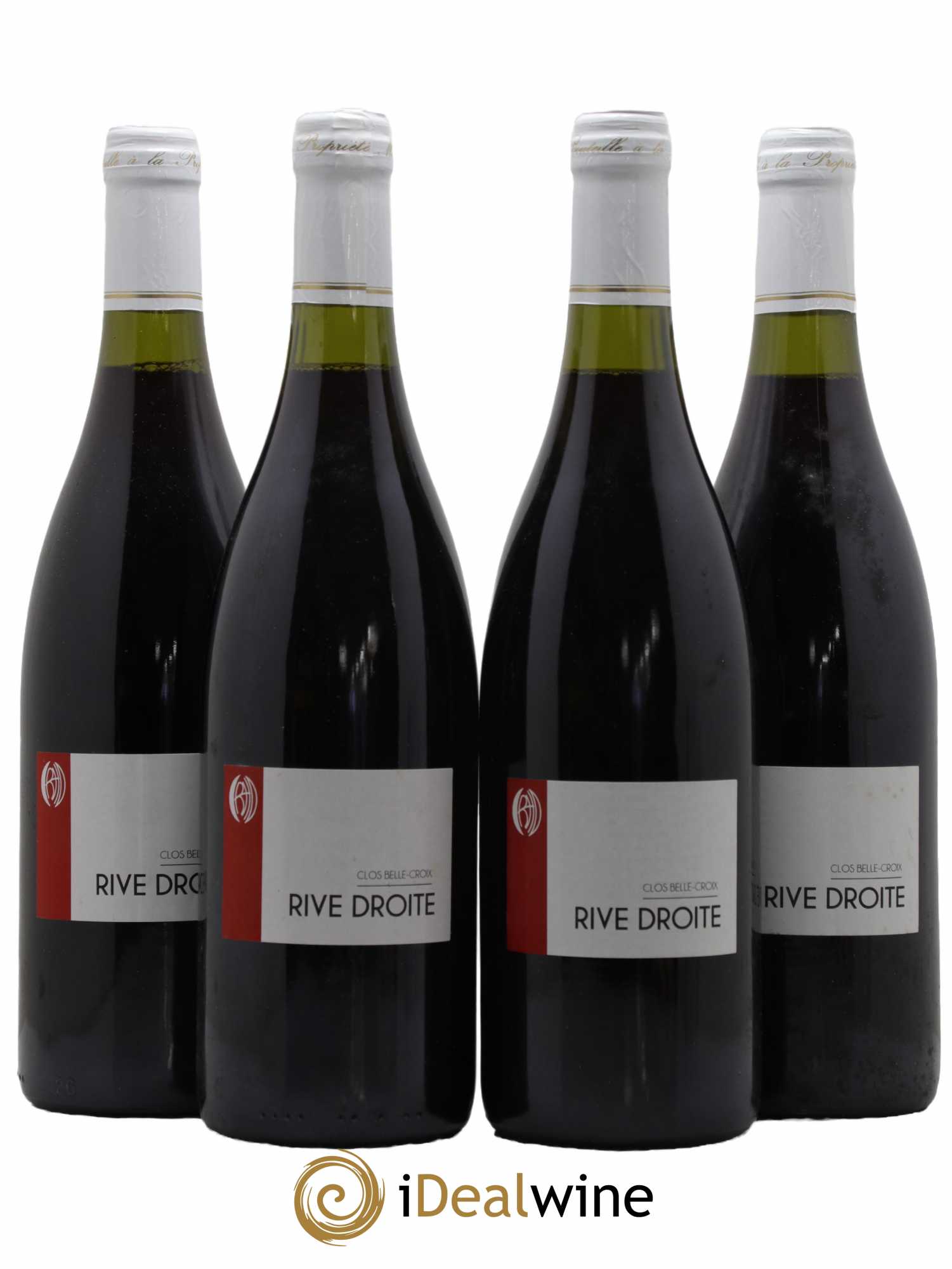 Vin de France Clos Belle-Croix Rive Droite Domaine Reynald Héaulé 2010 - Lot de 4 bouteilles - 0