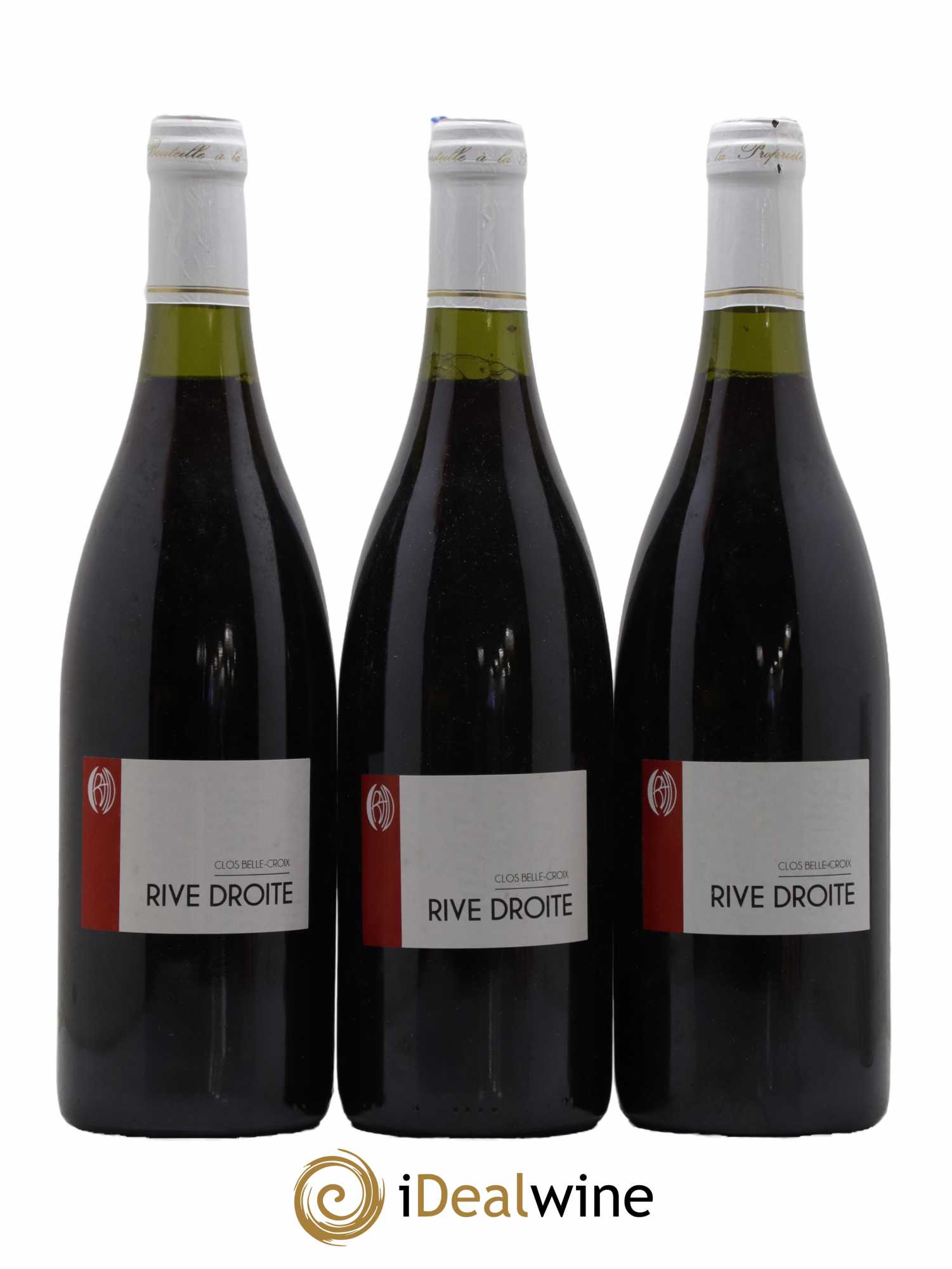 Vin de France Clos Belle-Croix Rive Droite Domaine Reynald Héaulé 2010 - Lot de 3 bouteilles - 0