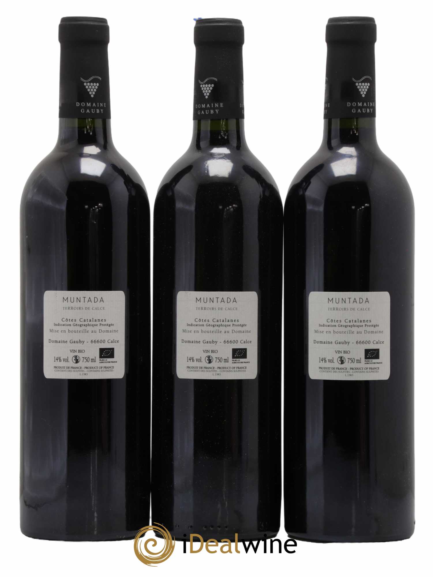 Côtes Catalanes (anciennement Côtes du Roussillon Villages) La Muntada Gauby (Domaine) 2015 - Lot de 6 bouteilles - 2