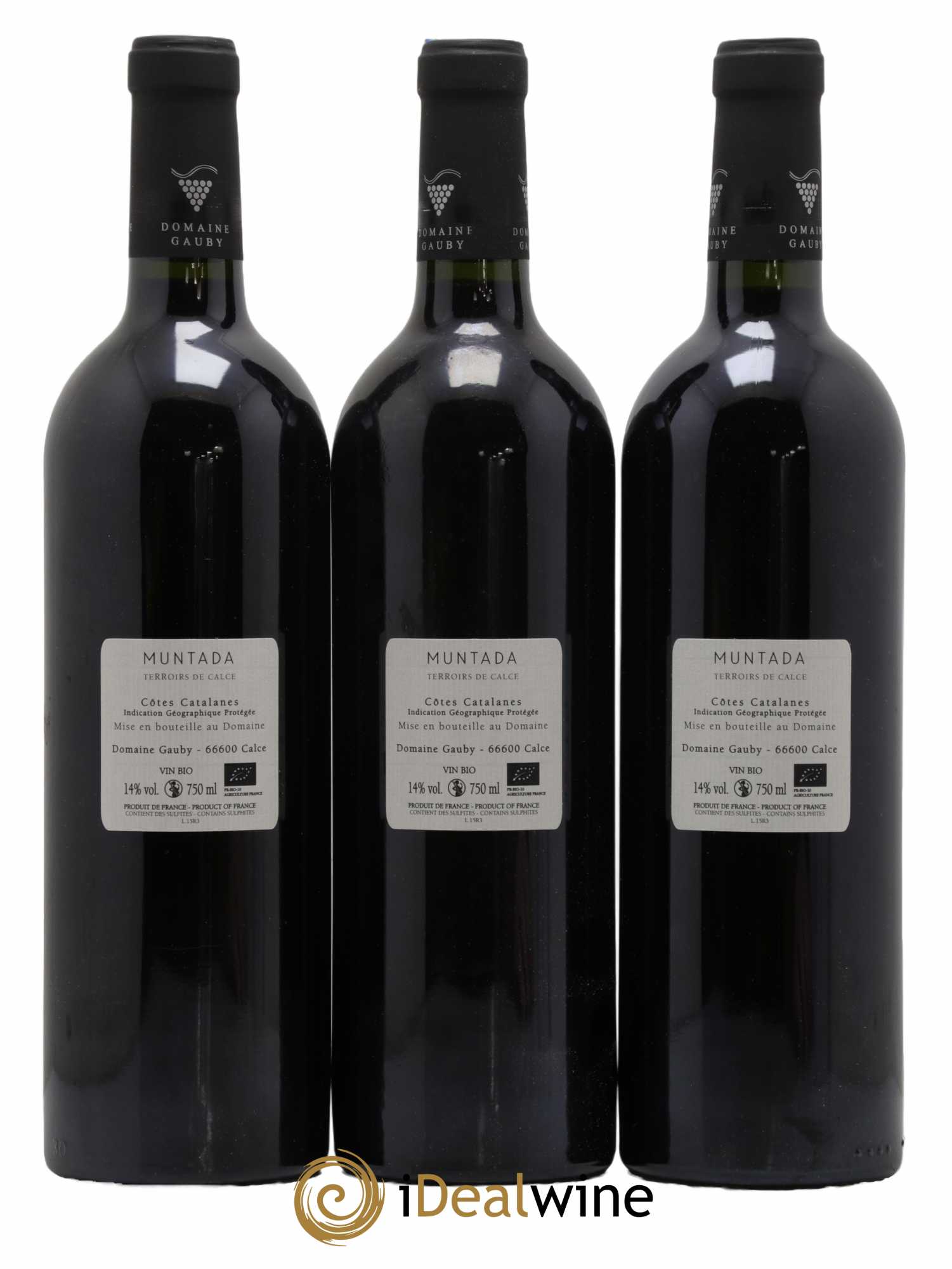 Côtes Catalanes (anciennement Côtes du Roussillon Villages) La Muntada Gauby (Domaine) 2015 - Lot de 6 bouteilles - 4