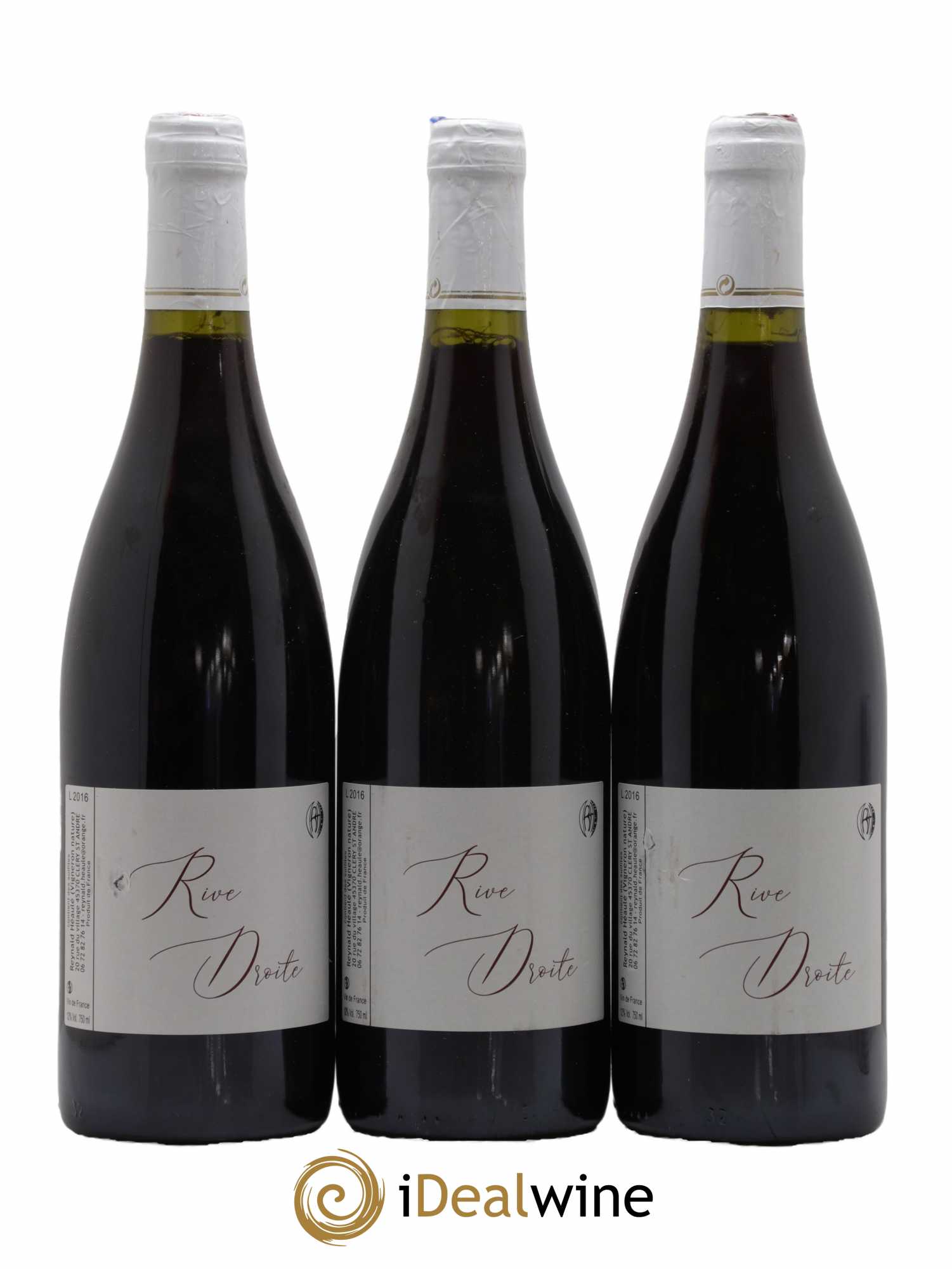 Vin de France Rive Droite Domaine Reynald Héaulé 2016 - Lot de 3 bouteilles - 0
