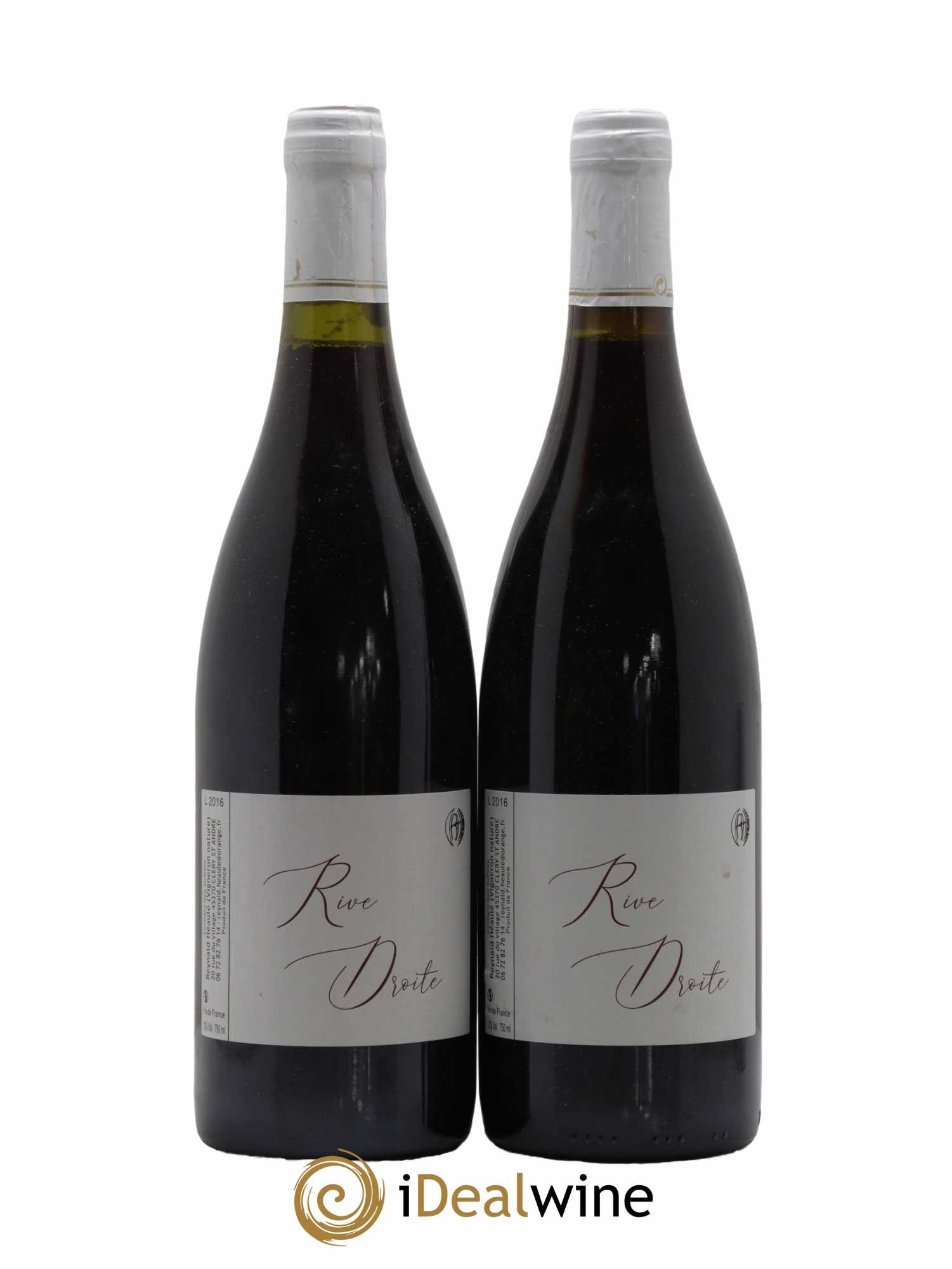 Vin de France Rive Droite Domaine Reynald Héaulé 2016 - Lot de 2 bouteilles - 0