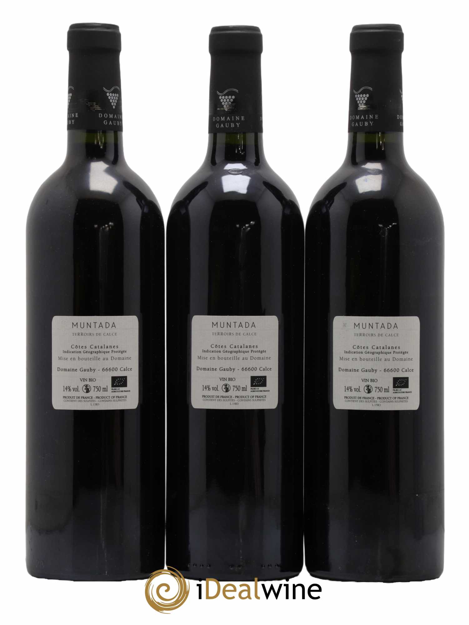 Côtes Catalanes (anciennement Côtes du Roussillon Villages) La Muntada Gauby (Domaine) 2015 - Lot de 6 bouteilles - 2
