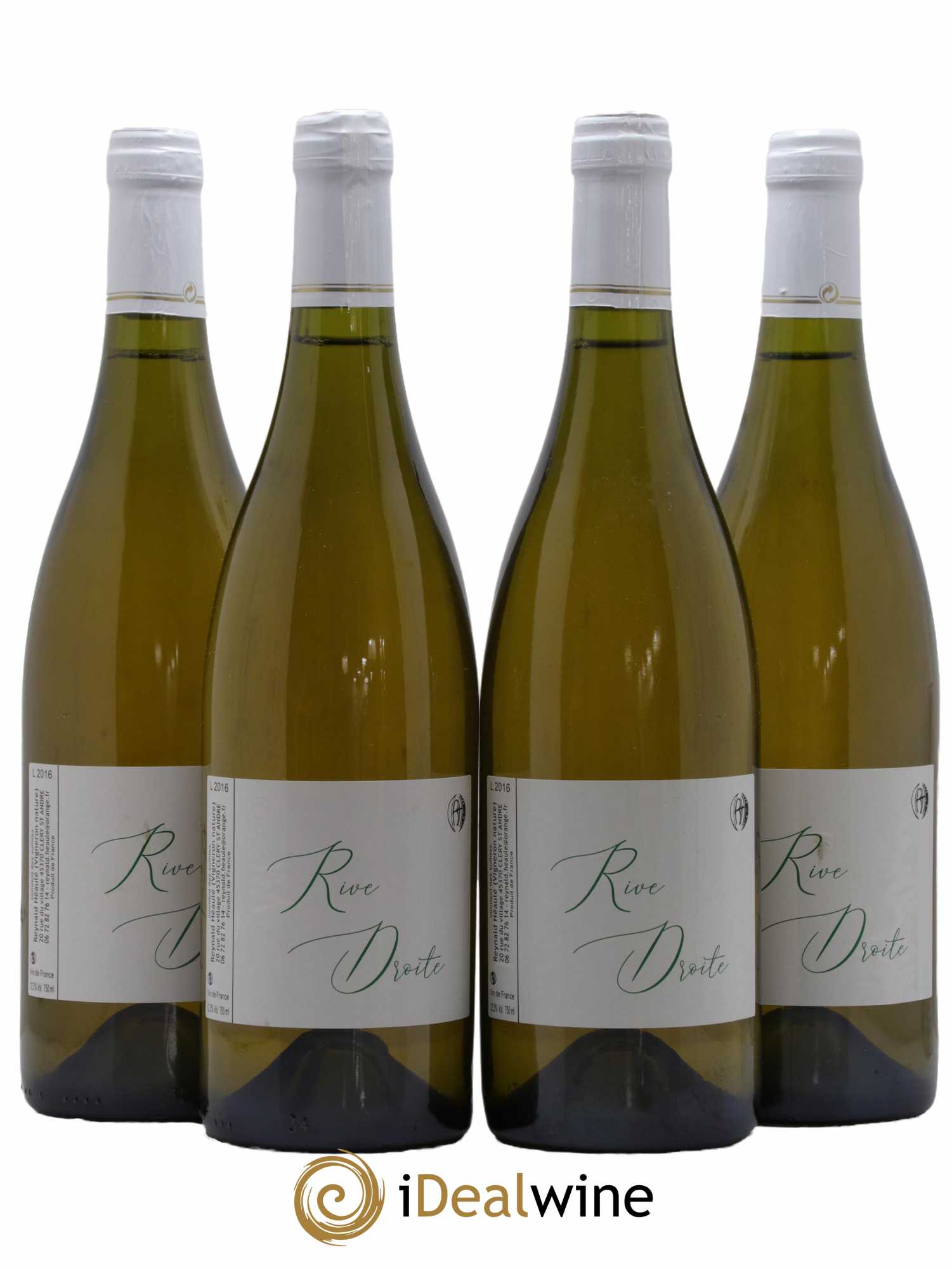 Vin de France Rive Droite Domaine Reynald Héaulé 2016 - Lot de 4 bouteilles - 0