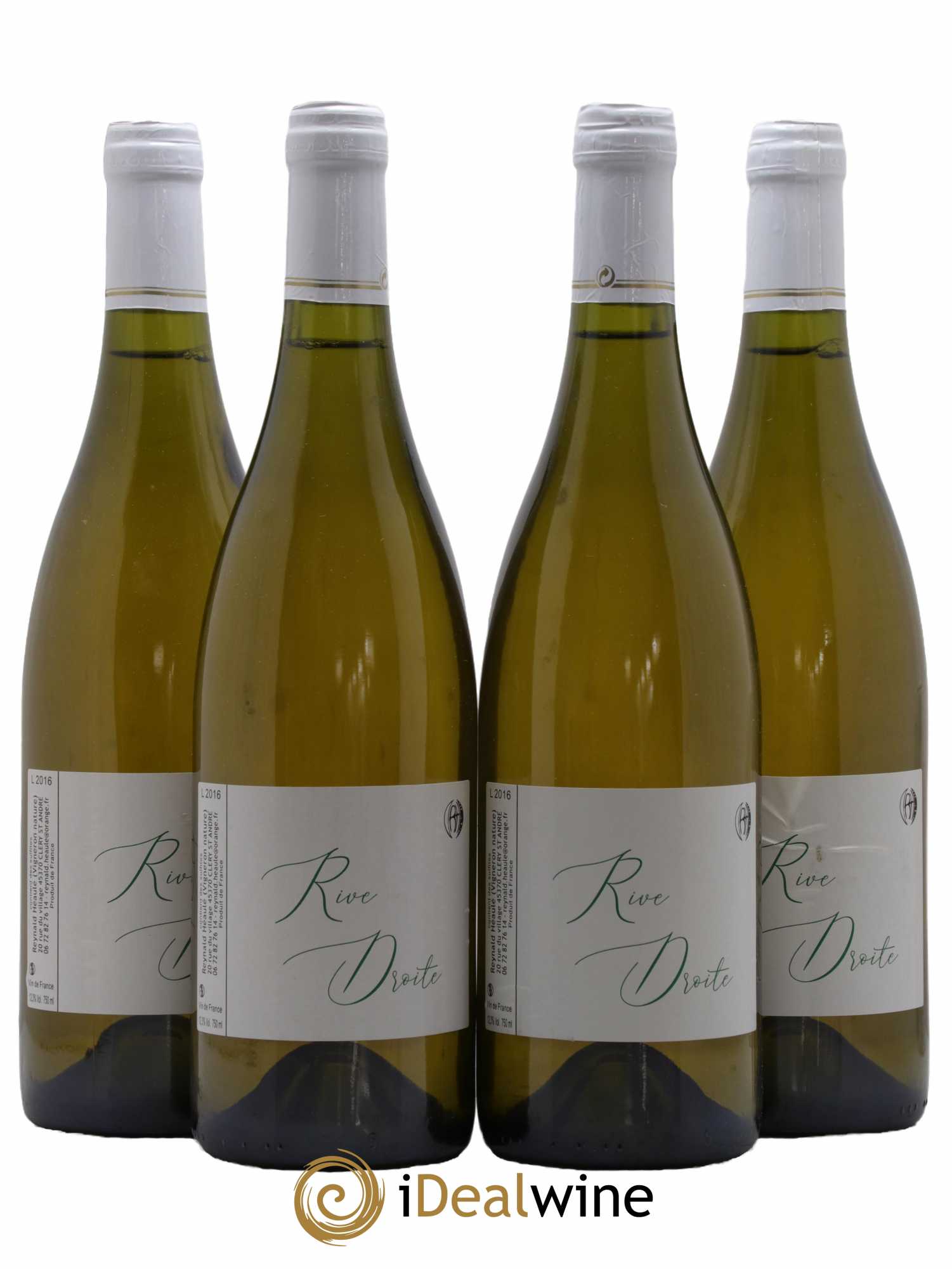 Vin de France Rive Droite Domaine Reynald Héaulé 2016 - Lot de 4 bouteilles - 0