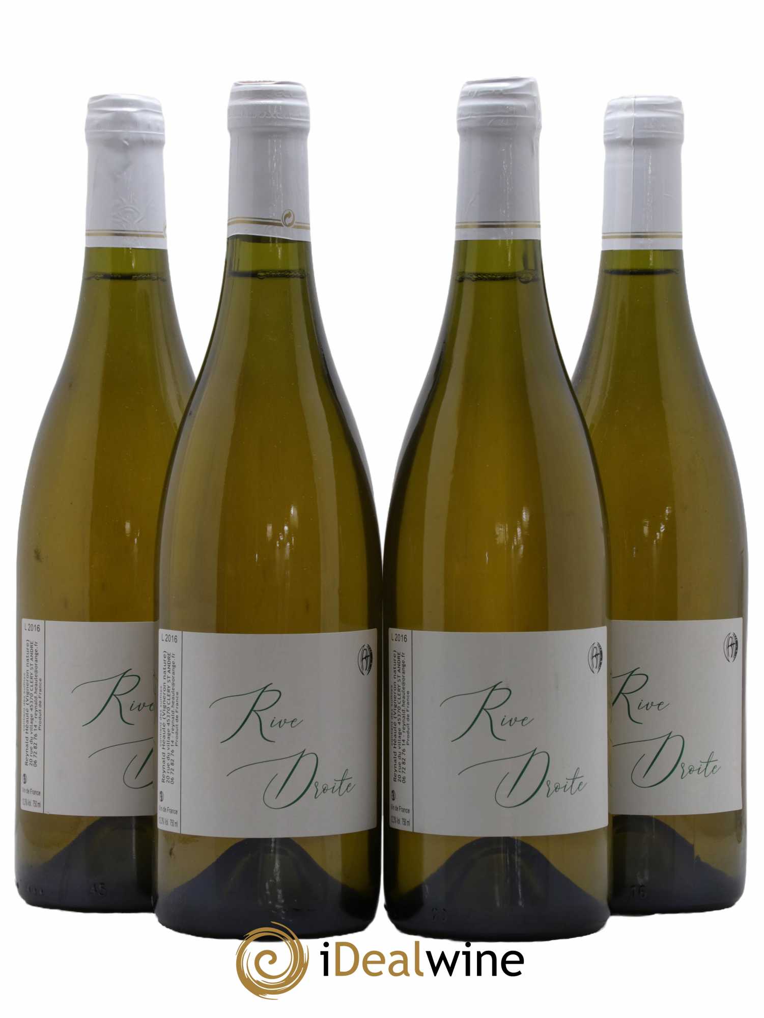 Vin de France Rive Droite Domaine Reynald Héaulé 2016 - Lot de 4 bouteilles - 0