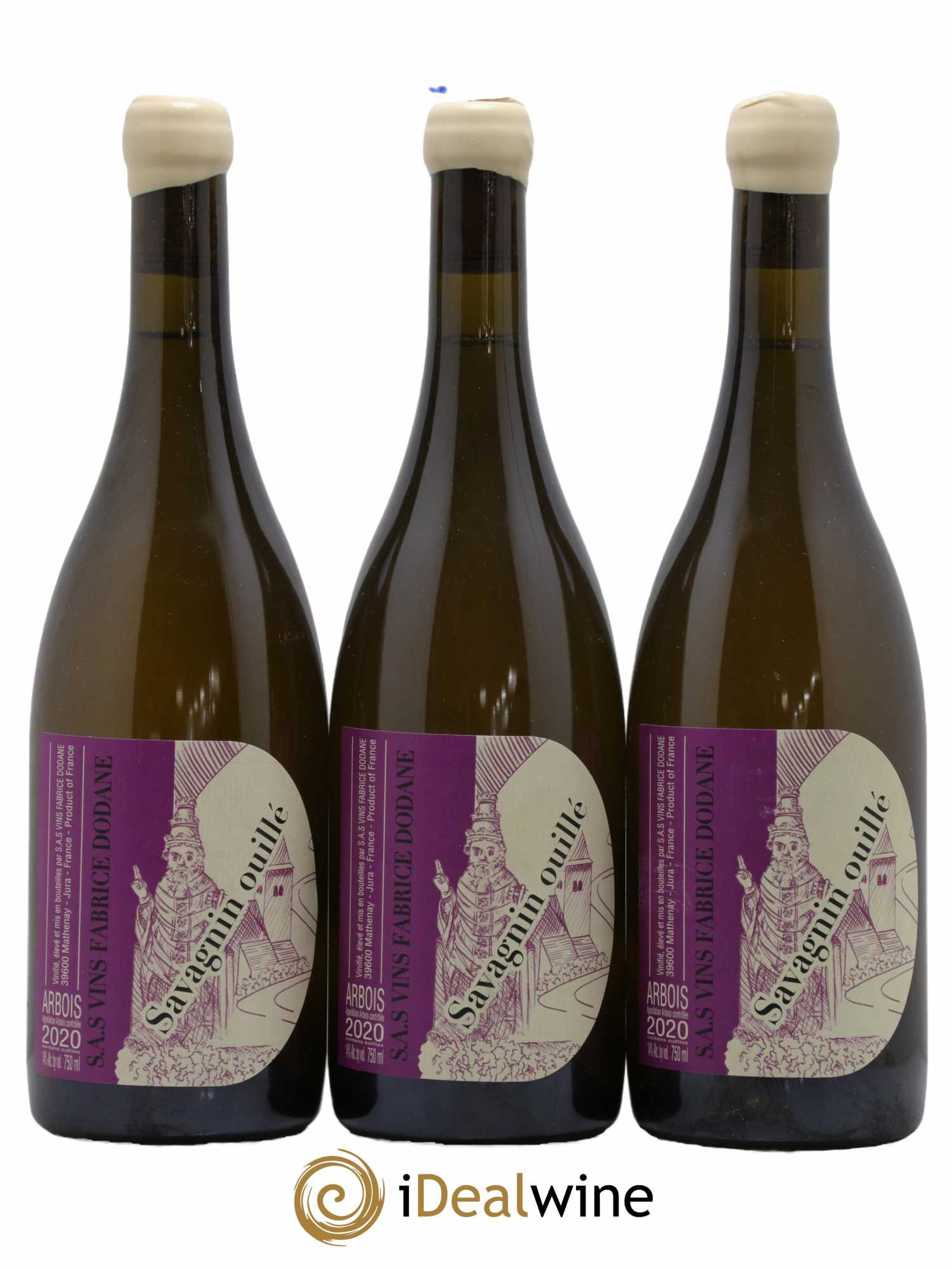 Arbois Savagnin Ouillé Fabrice Dodane 2020 - Lot de 3 bouteilles - 0