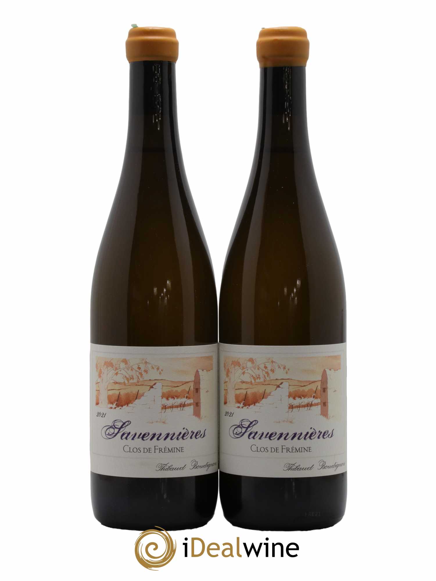 Savennières Clos de Frémine Thibaud Boudignon 2021 - Lot de 2 bouteilles - 0