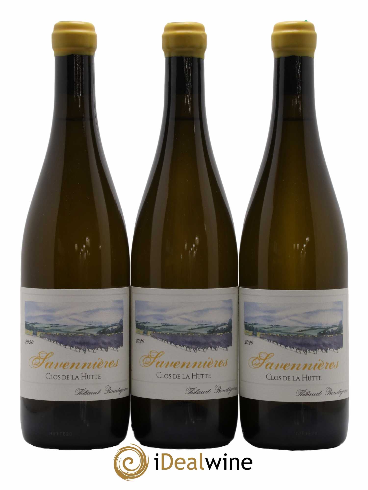 Savennières Clos de la Hutte Thibaud Boudignon 2020 - Lot de 3 bouteilles - 0