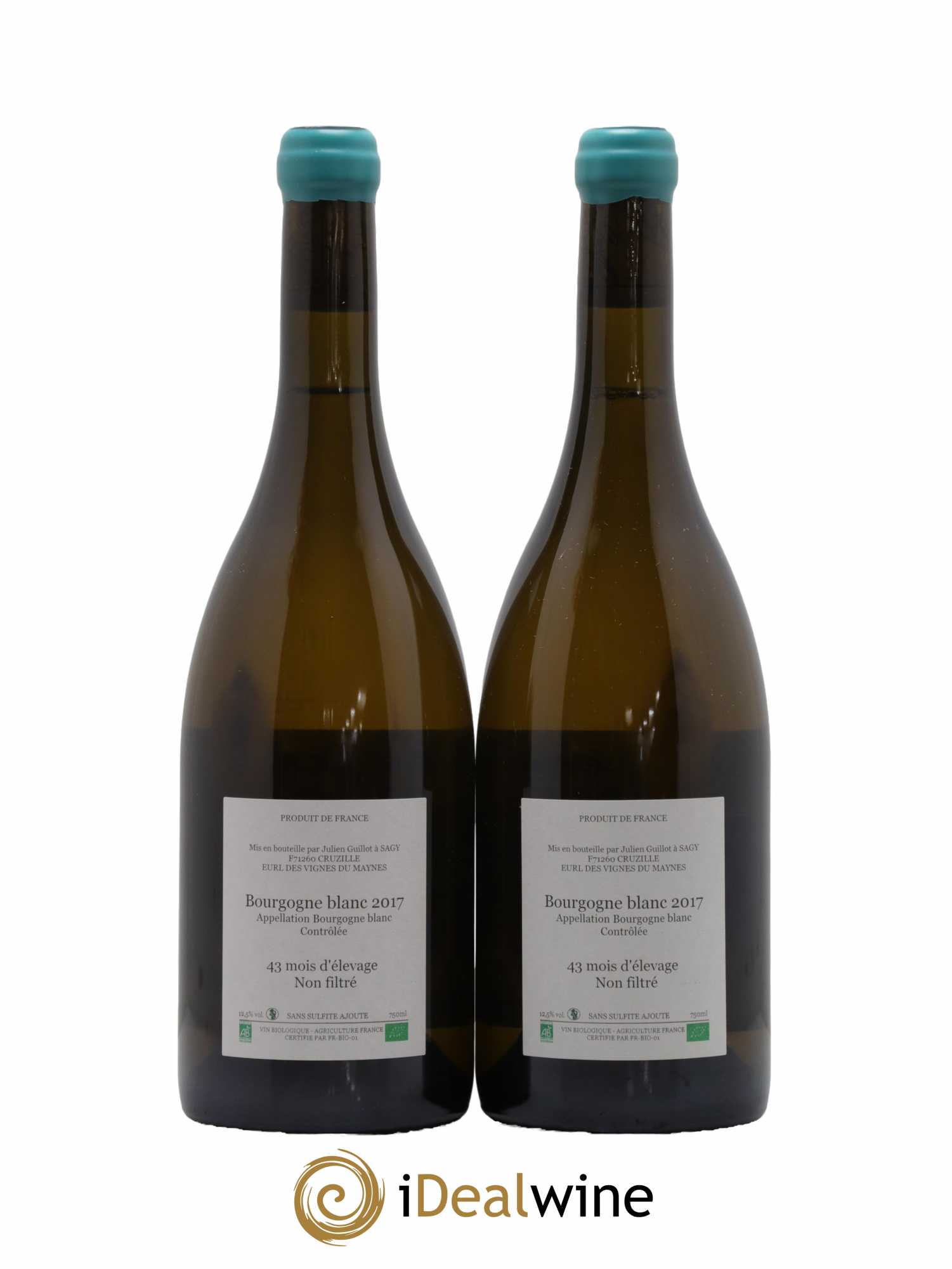 Bourgogne Léandre l'Homme Lion Les Vignes du Maynes 2017 - Lot de 2 bouteilles - 1