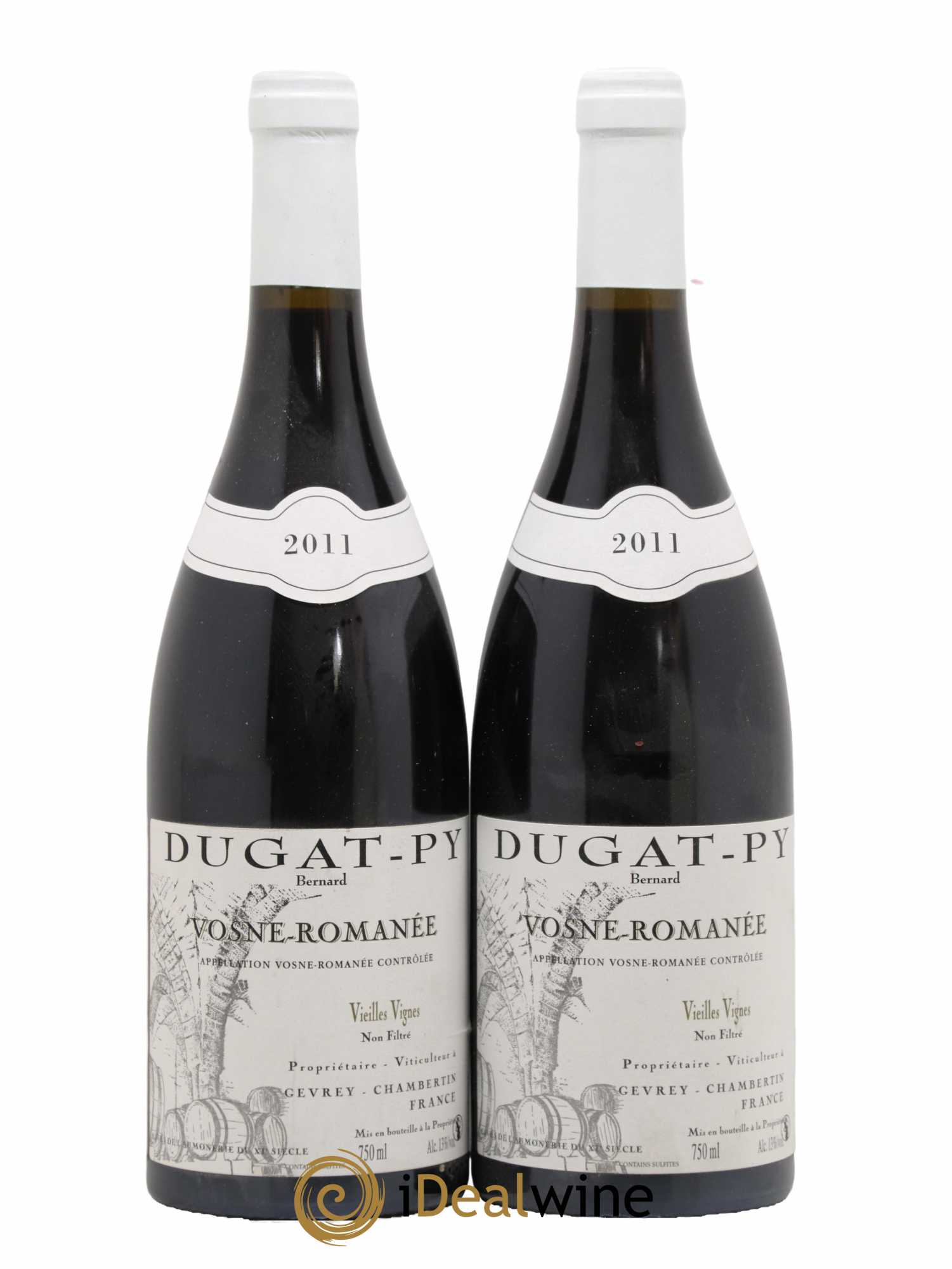 Vosne-Romanée Dugat-Py 2011 - Lot de 2 bouteilles - 0