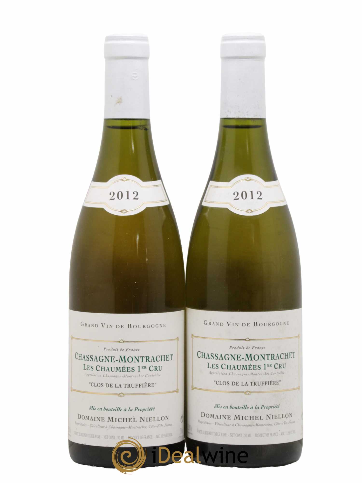 Chassagne-Montrachet 1er Cru Les Chaumées Clos de la Truffière Michel Niellon (Domaine) 2012 - Lot de 2 bouteilles - 0