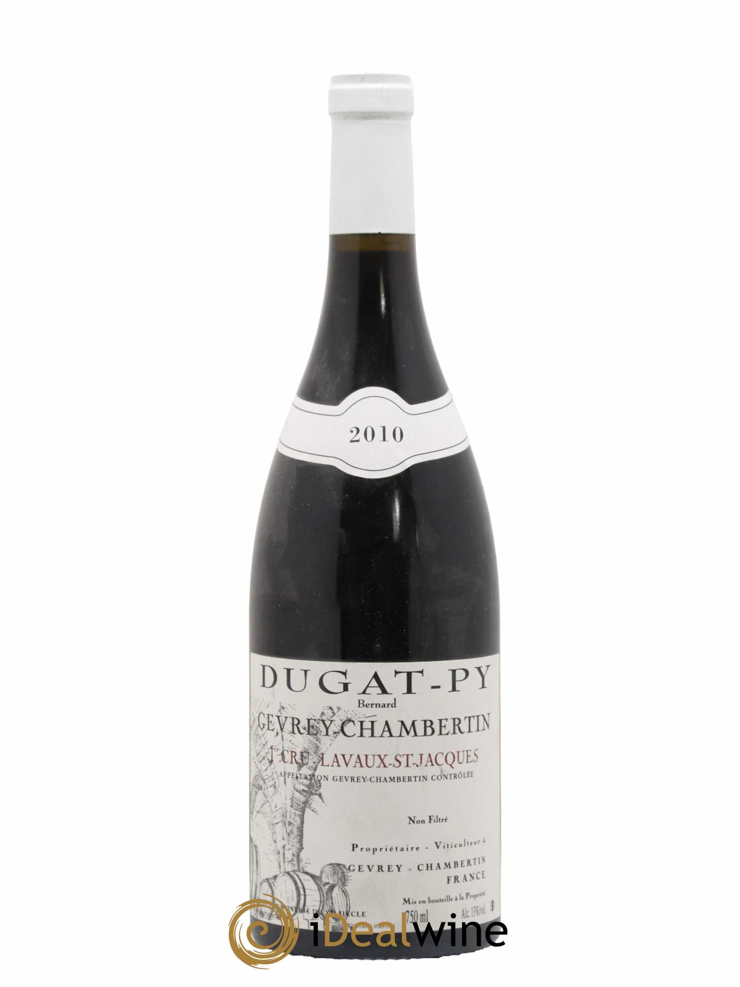 Gevrey-Chambertin 1er Cru Lavaux Saint Jacques Dugat-Py 2010 - Lot de 1 bouteille - 0