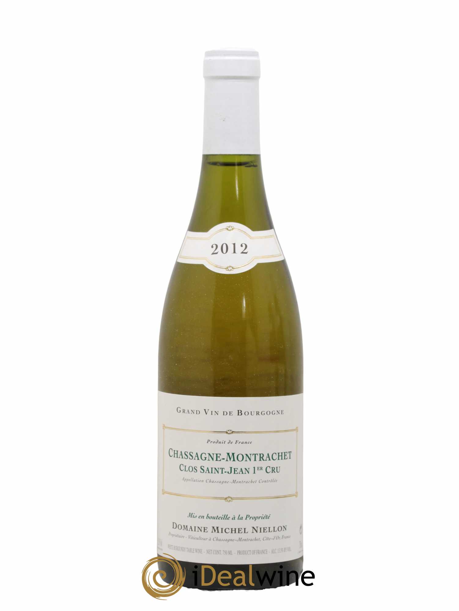 Chassagne-Montrachet 1er Cru Clos Saint-Jean Michel Niellon (Domaine) 2012 - Lot de 1 bouteille - 0