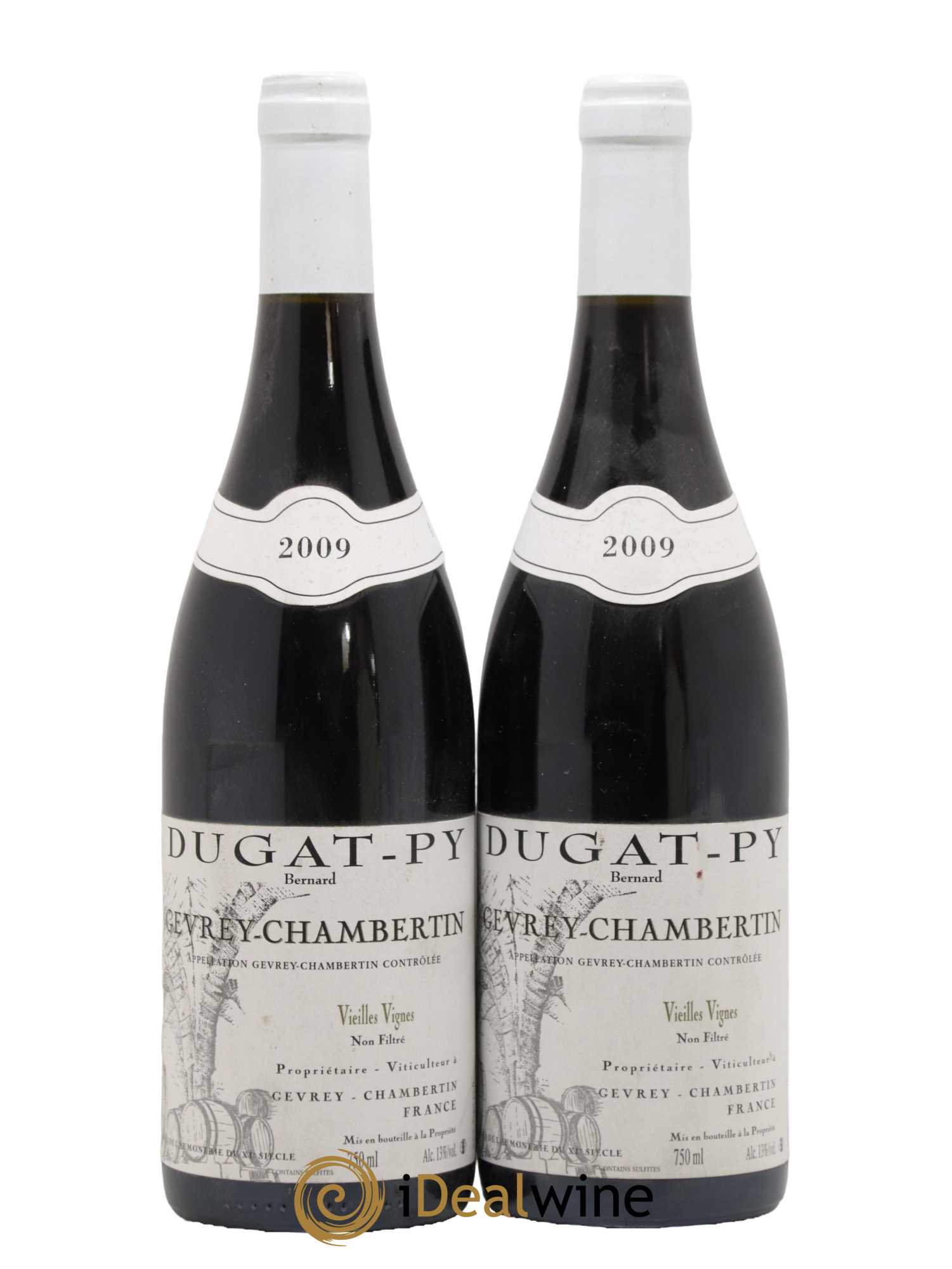 Gevrey-Chambertin Vieilles Vignes Dugat-Py 2009 - Lot de 2 bouteilles - 0