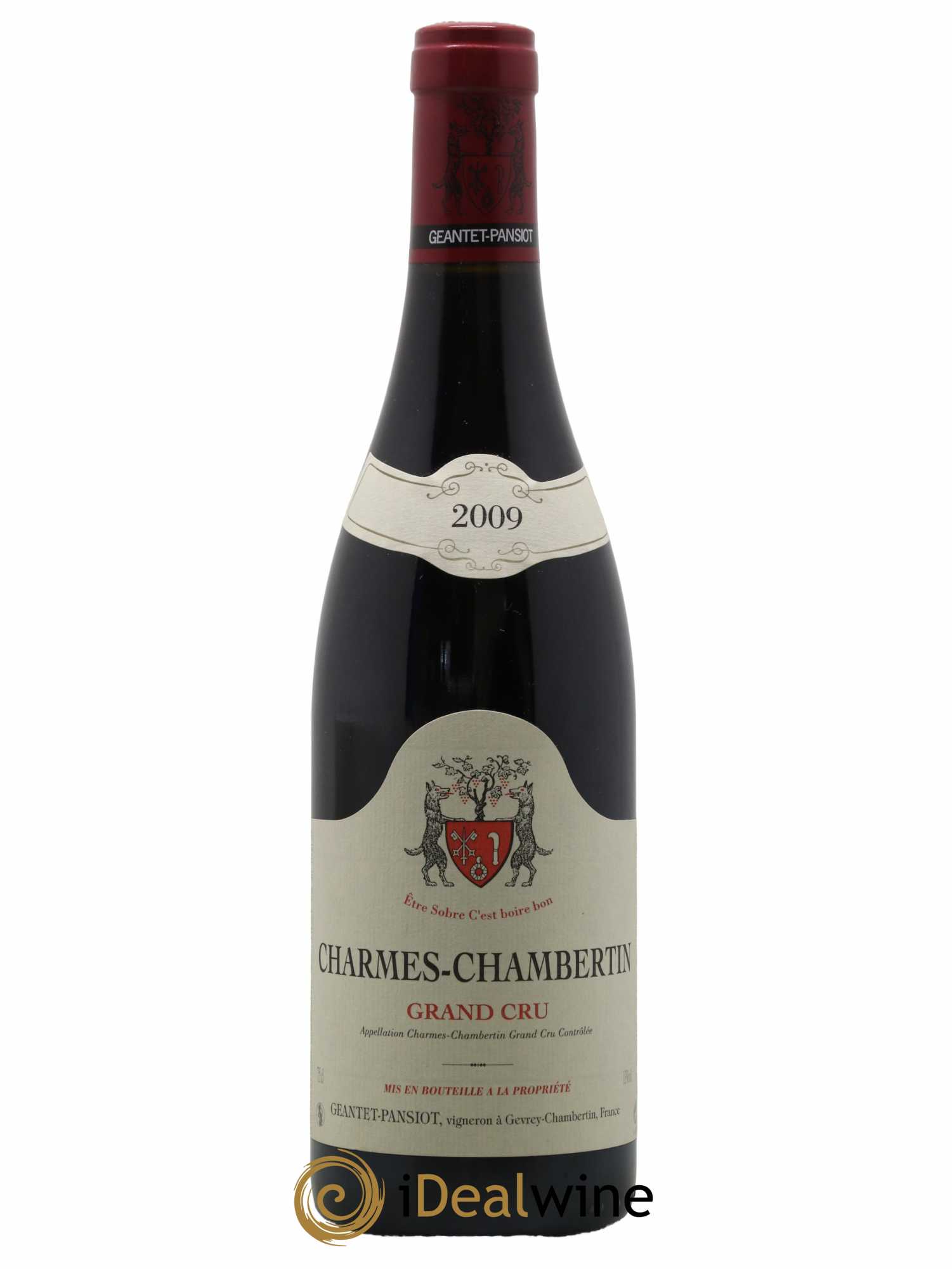 Charmes-Chambertin Grand Cru Geantet-Pansiot 2009 - Lot de 1 bouteille - 0