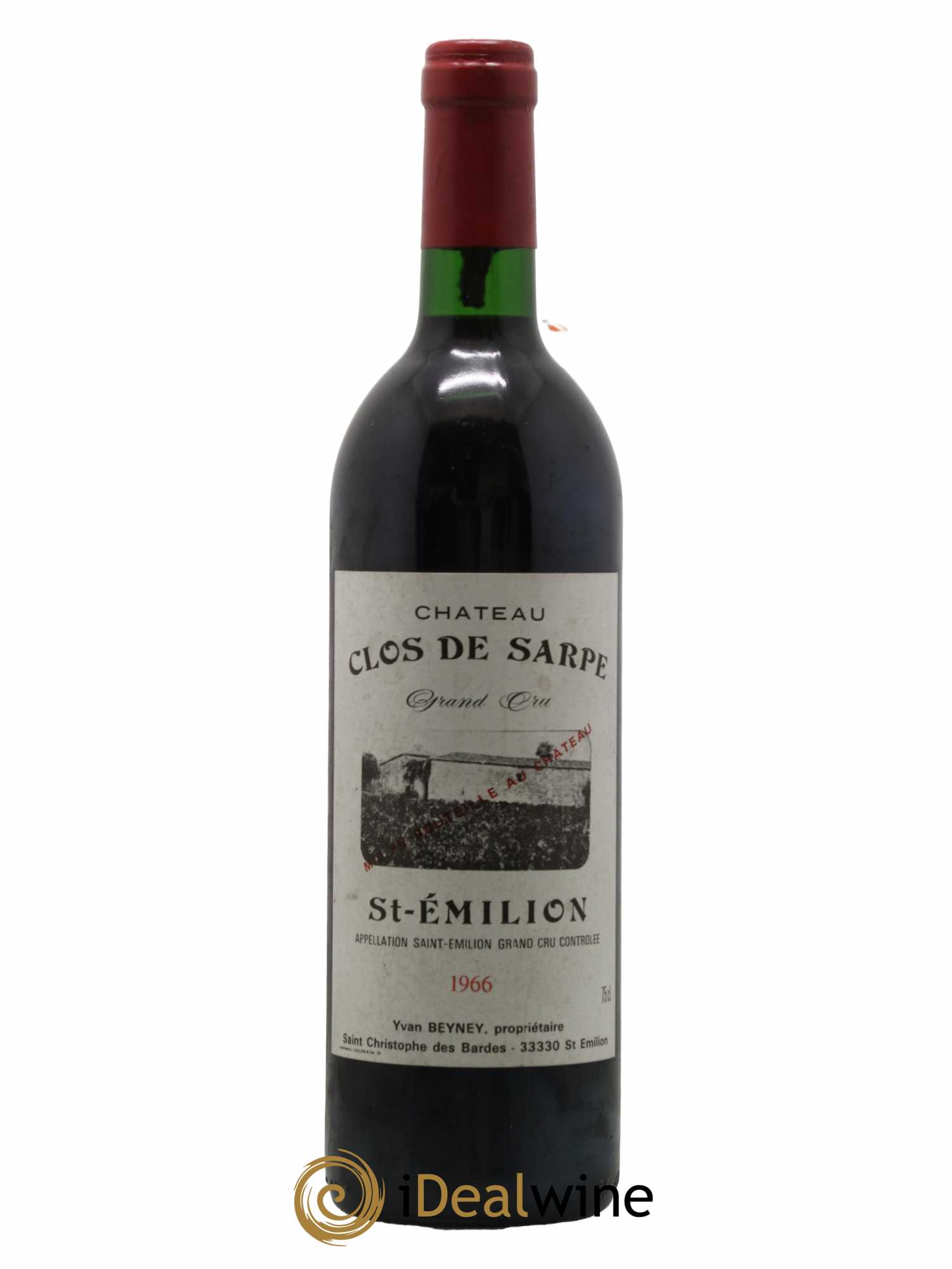 Clos de Sarpe Grand Cru Classé 1966 - Lot de 1 bouteille - 0