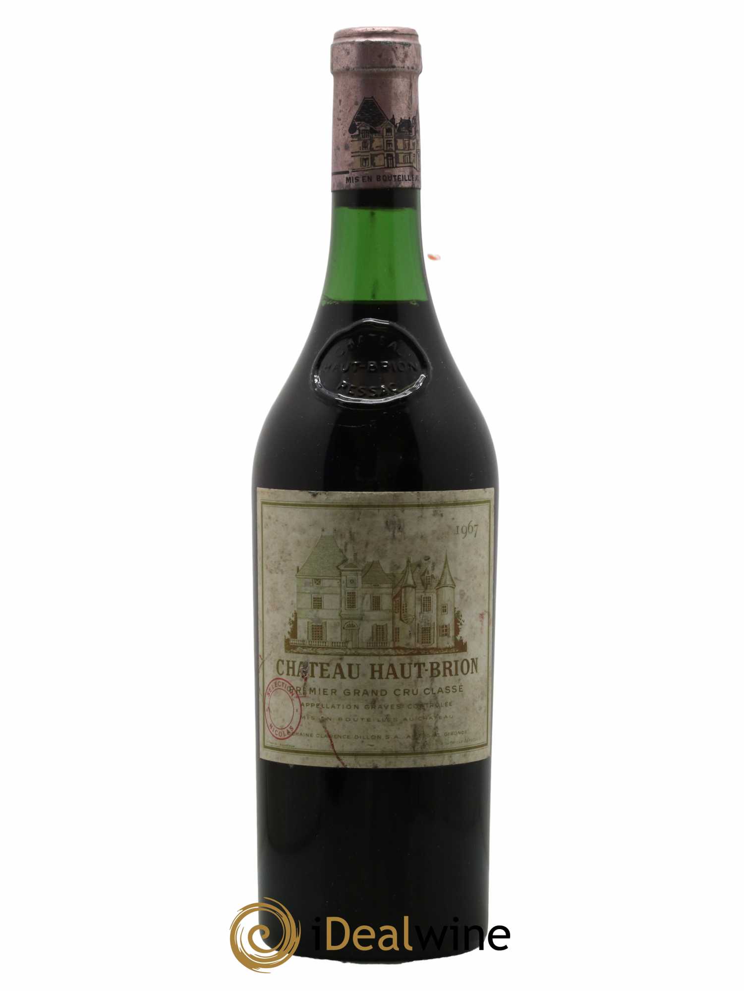 Château Haut Brion 1er Grand Cru Classé 1967 - Lot de 1 bouteille - 0