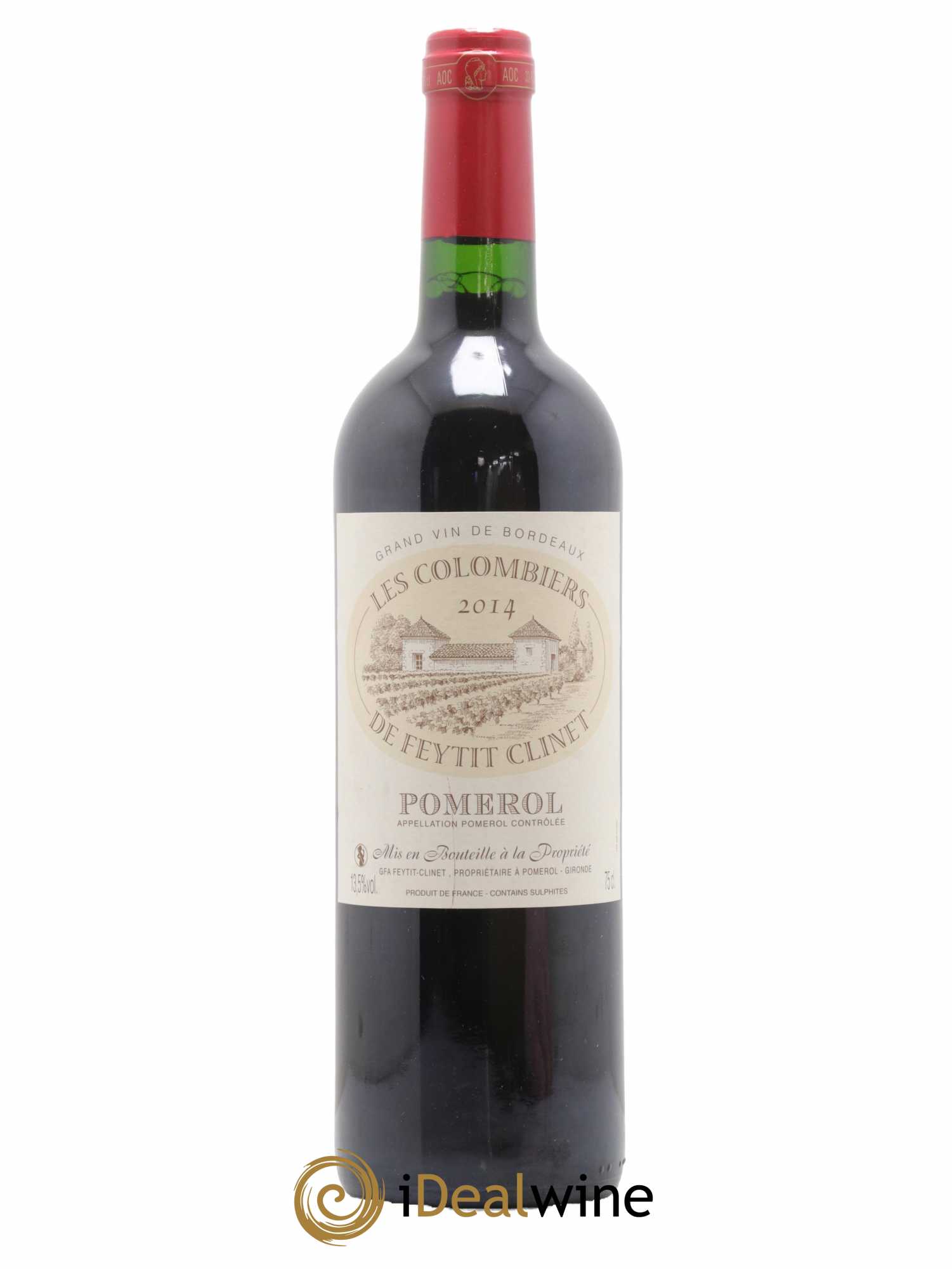 Pomerol Les Colombiers de Feytit Clinet 2014 - Lot de 1 bouteille - 0