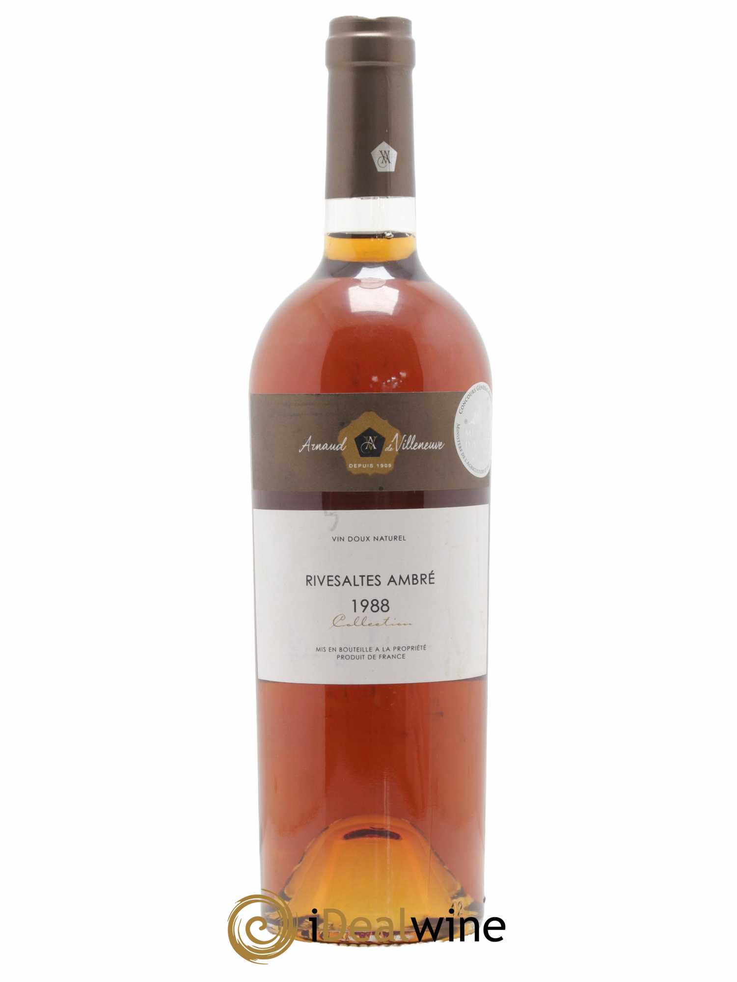 Rivesaltes Arnaud de Villeneuve 1988 - Posten von 1 Flasche - 0