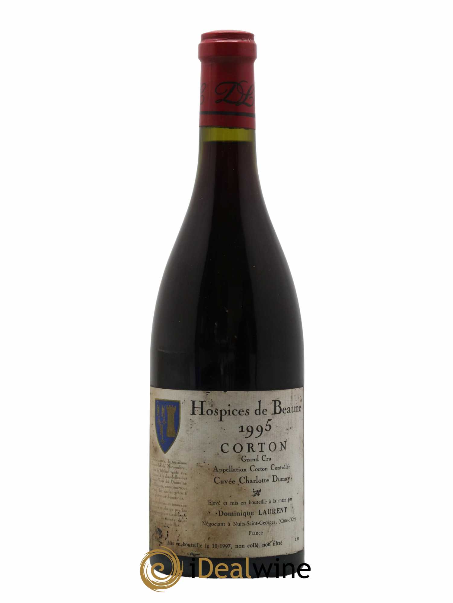 Corton Grand Cru Cuvée Charlotte Dumay Hospices de Beaune 1995 - Lot de 1 bouteille - 0