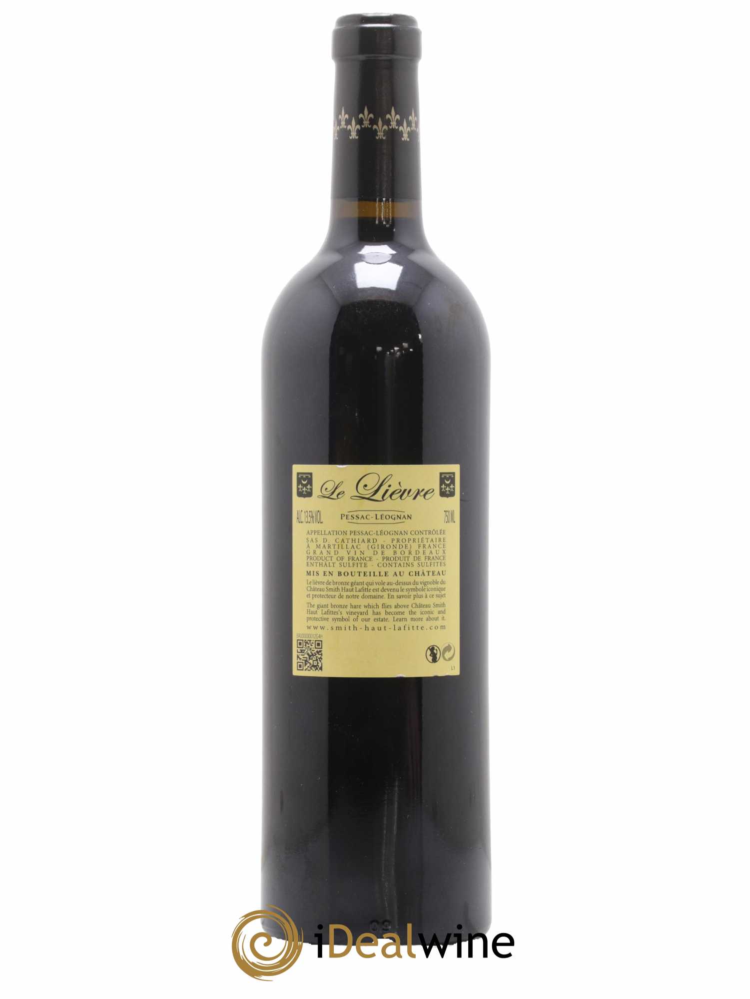 Pessac-Léognan Le Lièvre de Smith Haut Lafitte 2015 - Lot de 1 bouteille - 1