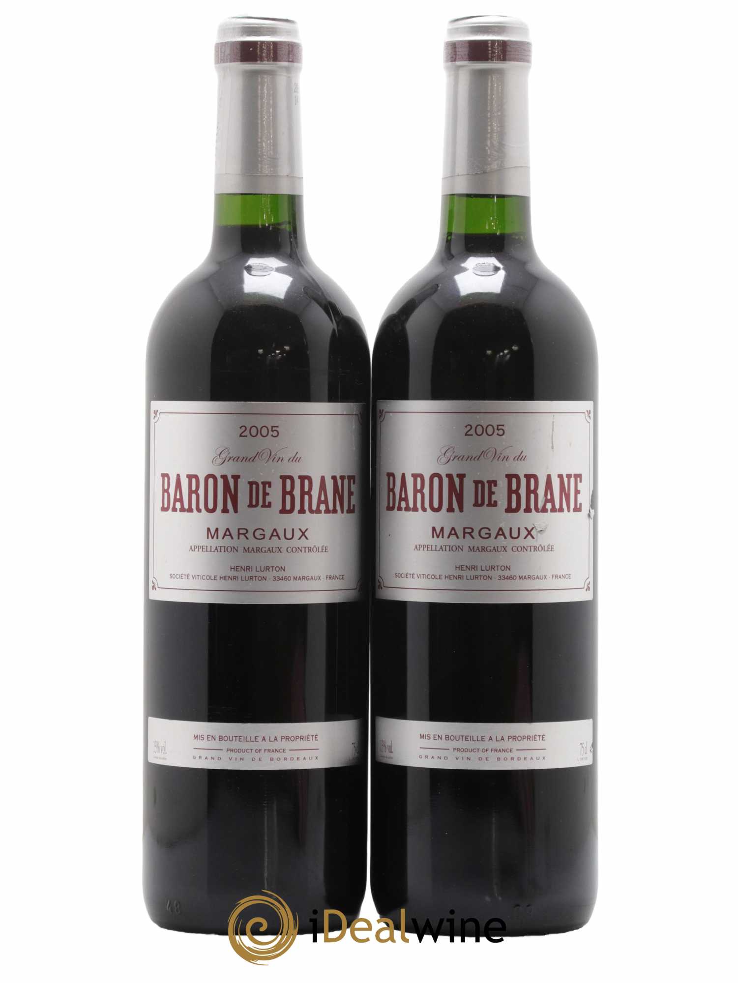 Baron de Brane Second Vin 2005 - Lot de 2 bouteilles - 0