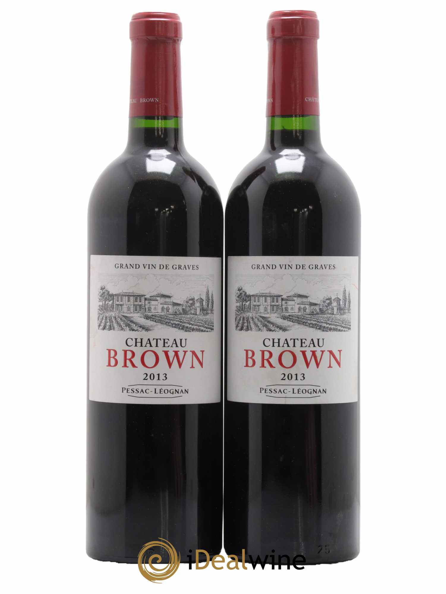 Château Brown 2013 - Lot de 2 bouteilles - 0