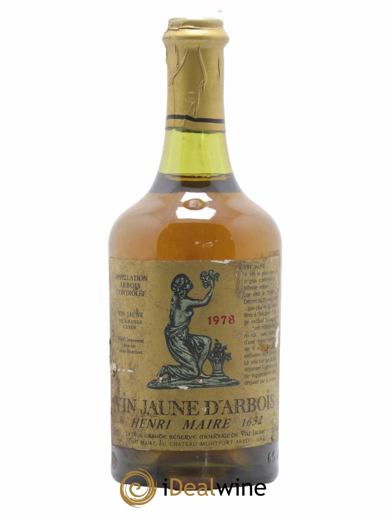 Arbois Vin Jaune Henri Maire 1978 - Lot de 1 bouteille - 0