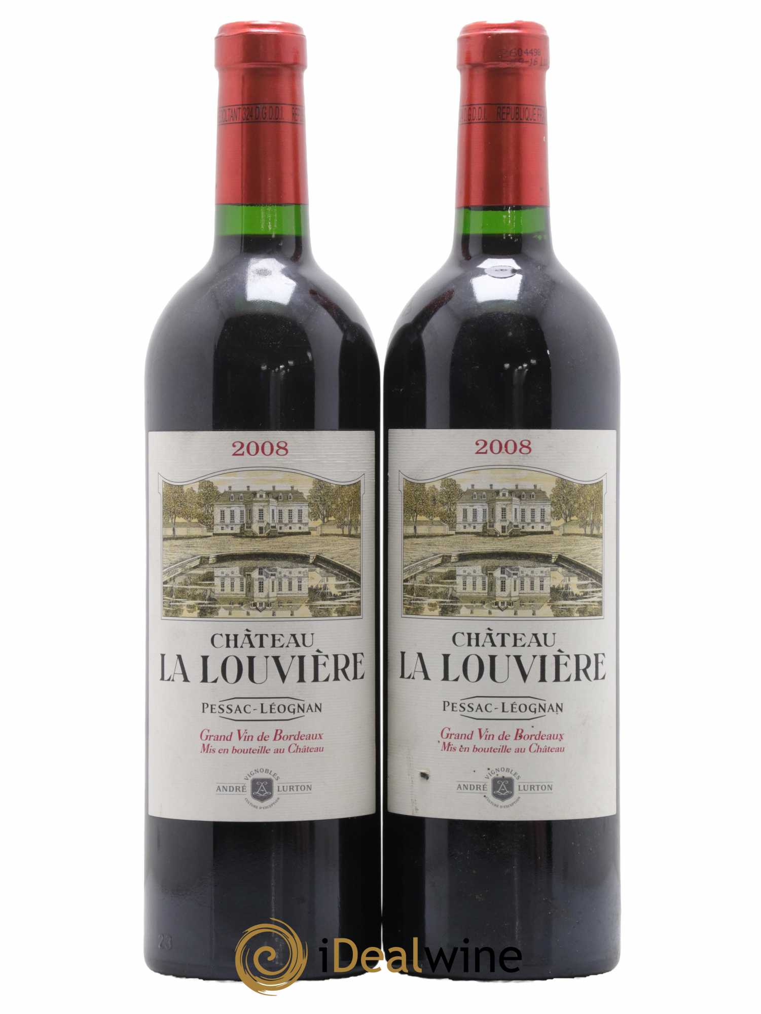 Château la Louvière 2008 - Lot de 2 bouteilles - 0