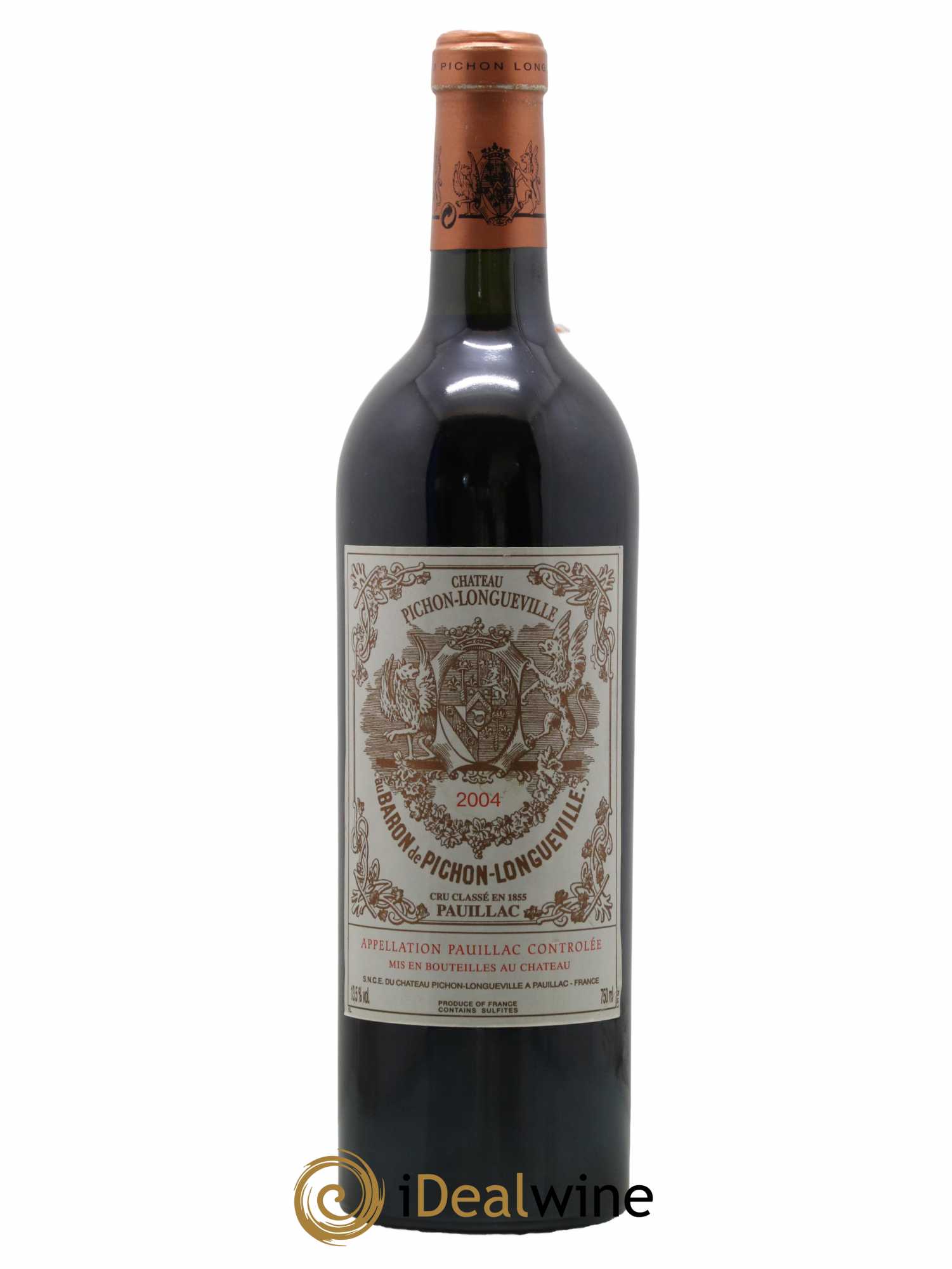 Pichon Longueville Baron 2ème Grand Cru Classé 2004 - Lot de 1 bouteille - 0