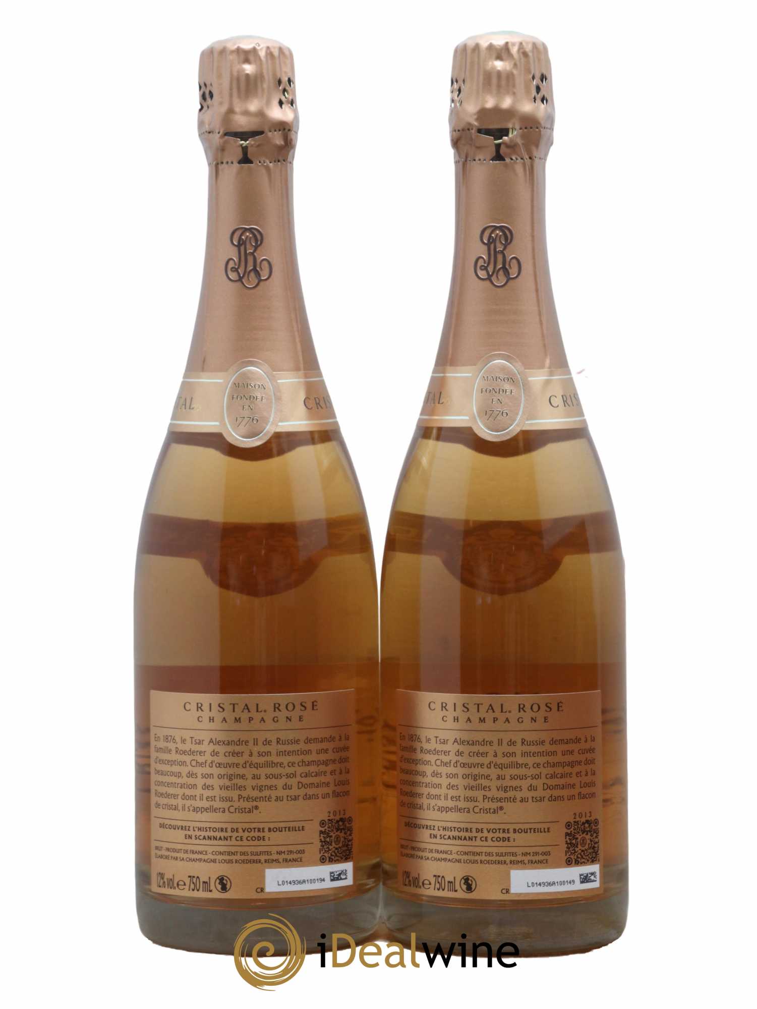 Cristal Louis Roederer 2013 - Lot de 2 bouteilles - 2