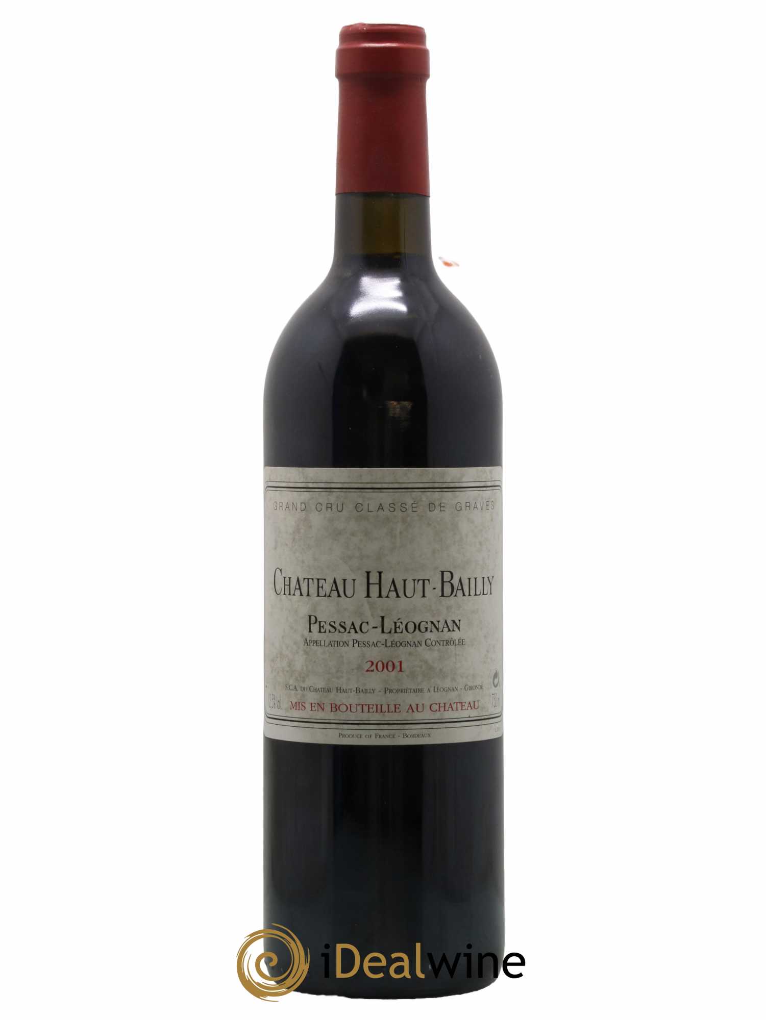 Château Haut-Bailly Cru Classé de Graves 2001 - Lot de 1 bouteille - 0