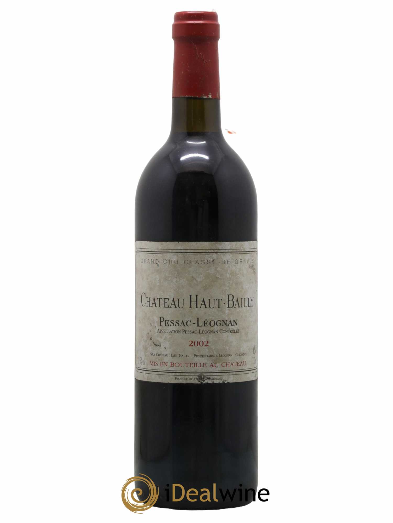 Château Haut-Bailly Cru Classé de Graves 2002 - Lot de 1 bouteille - 0