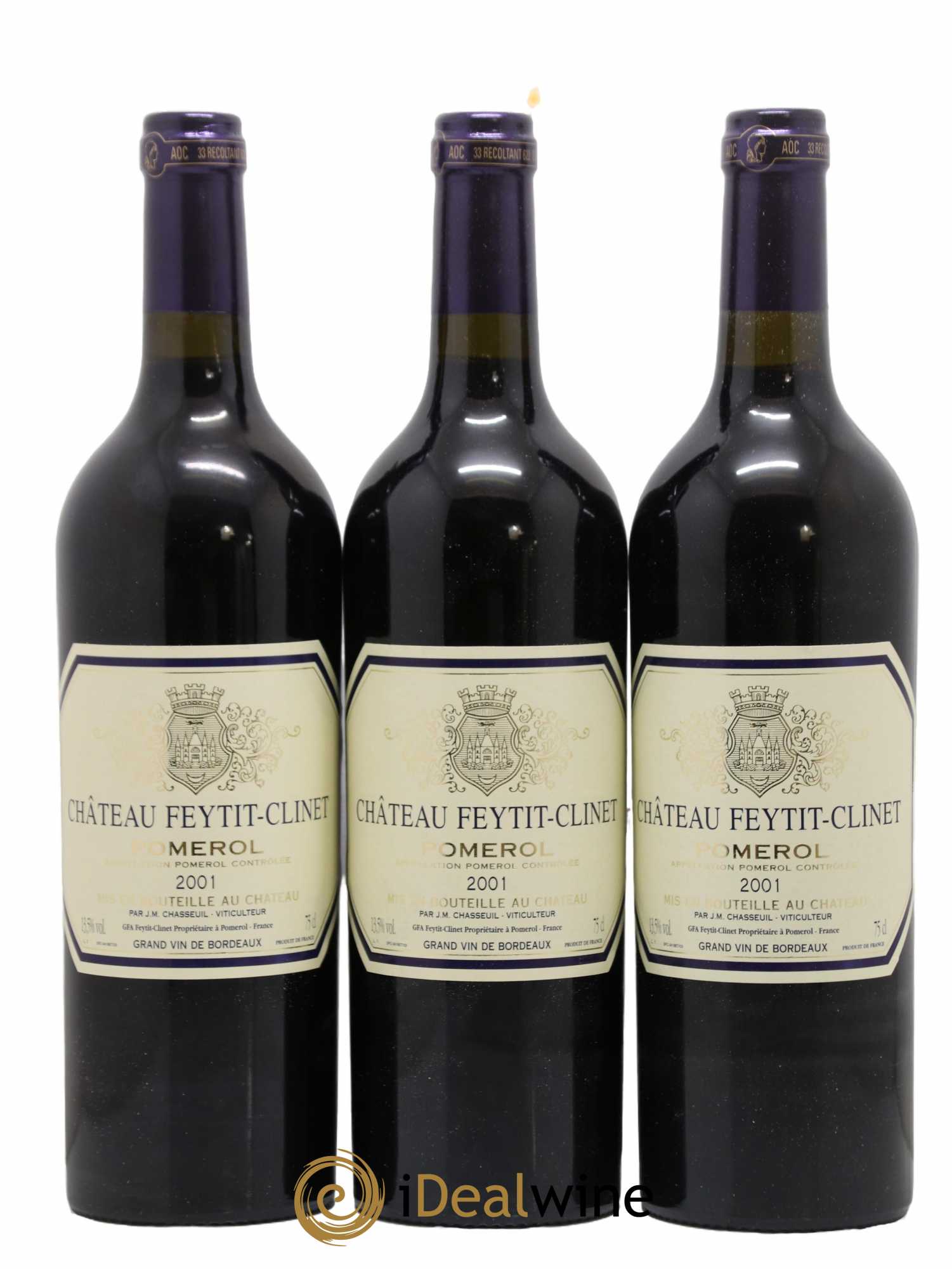 Château Feytit-Clinet 2001 - Lot de 12 bouteilles - 3
