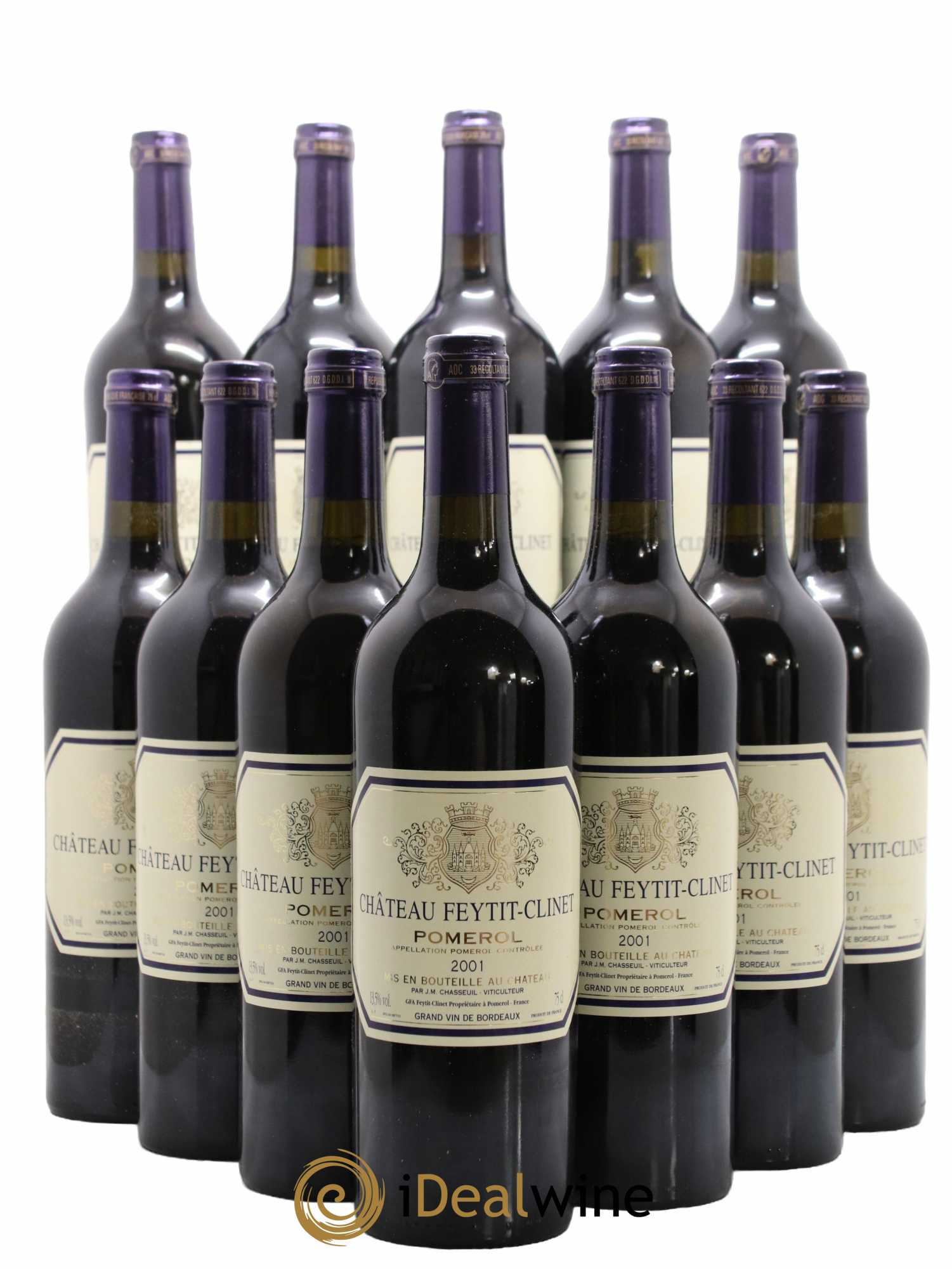 Château Feytit-Clinet 2001 - Lot de 12 bouteilles - 0