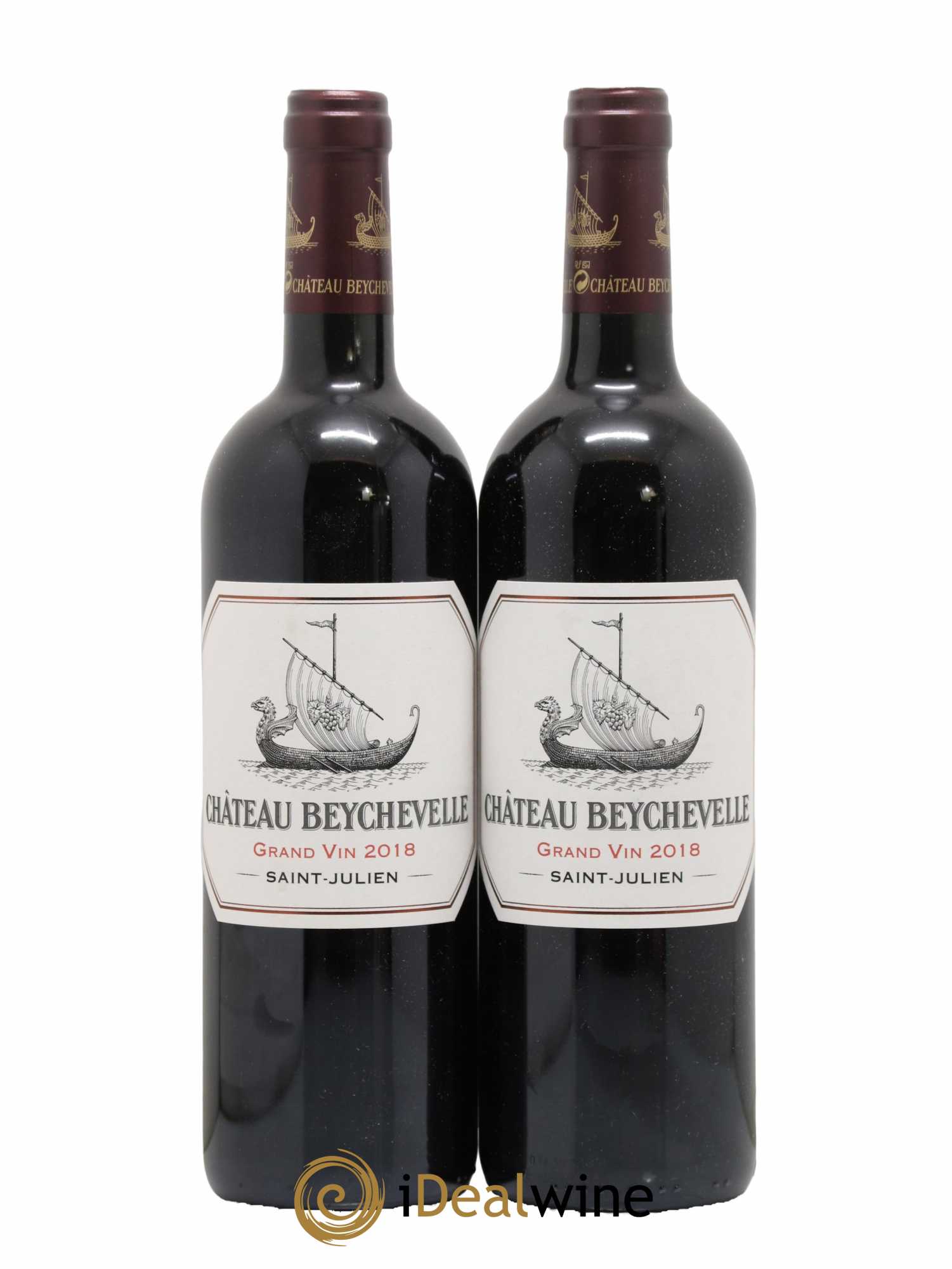 Château Beychevelle 4ème Grand Cru Classé 2018 - Lot de 2 bouteilles - 0