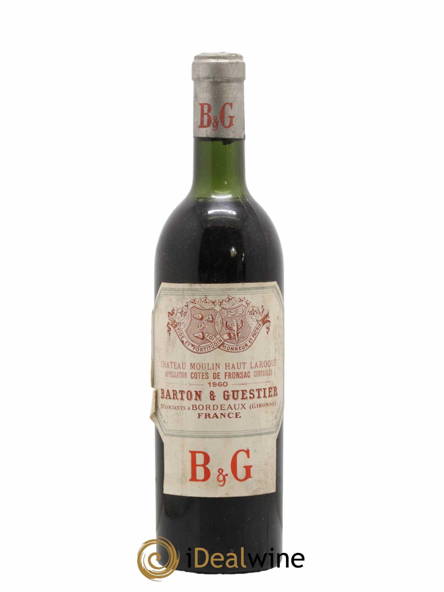 Fronsac Barton et Guestier 1960 - Lot de 1 bouteille - 0